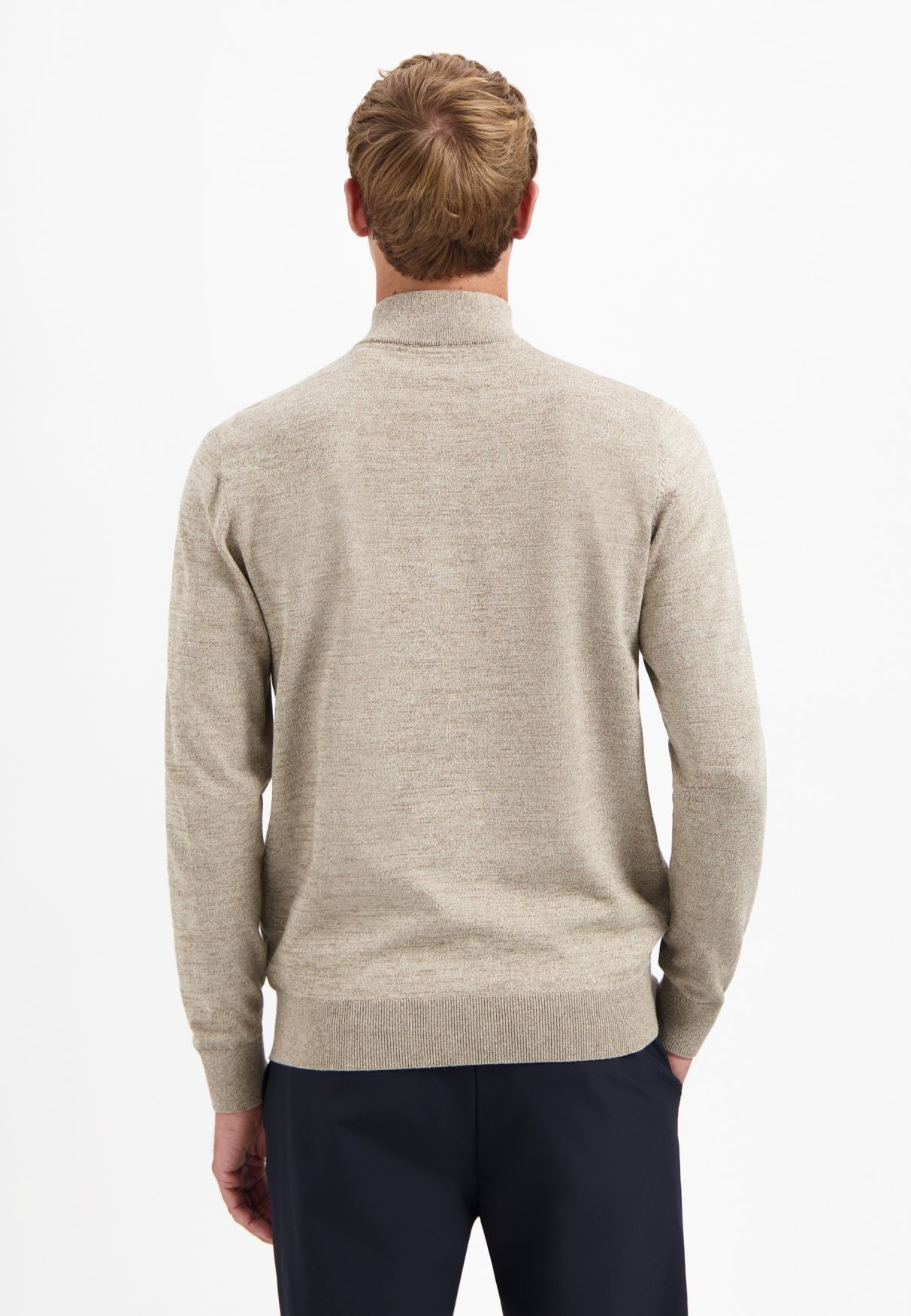 No Excess Pullover Half Zip 2 Coloured Melange 015 sand 2900170073041