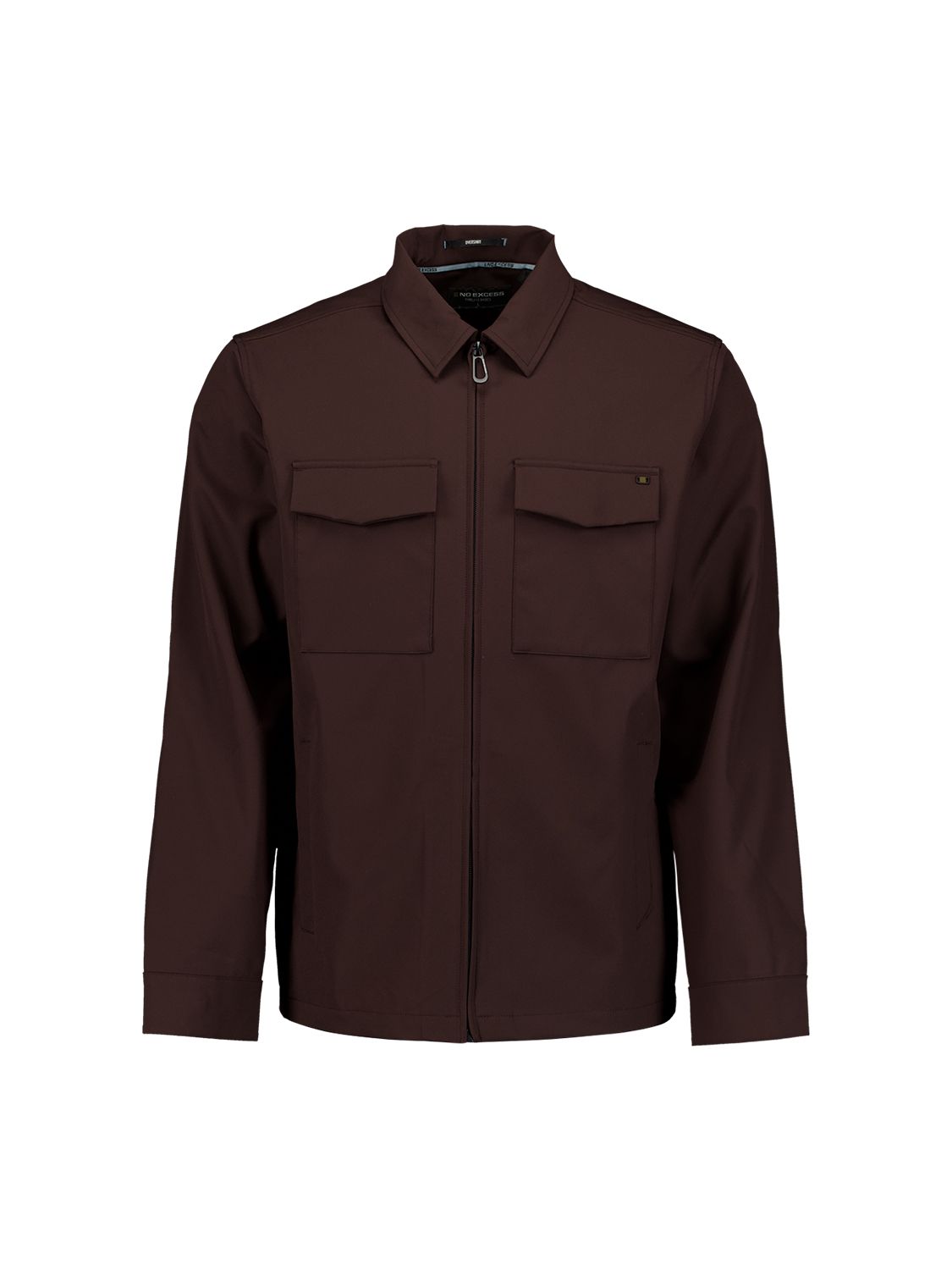 No Excess Overshirt Full Zipper Stretch Sedoc 047 earth 2900170078046