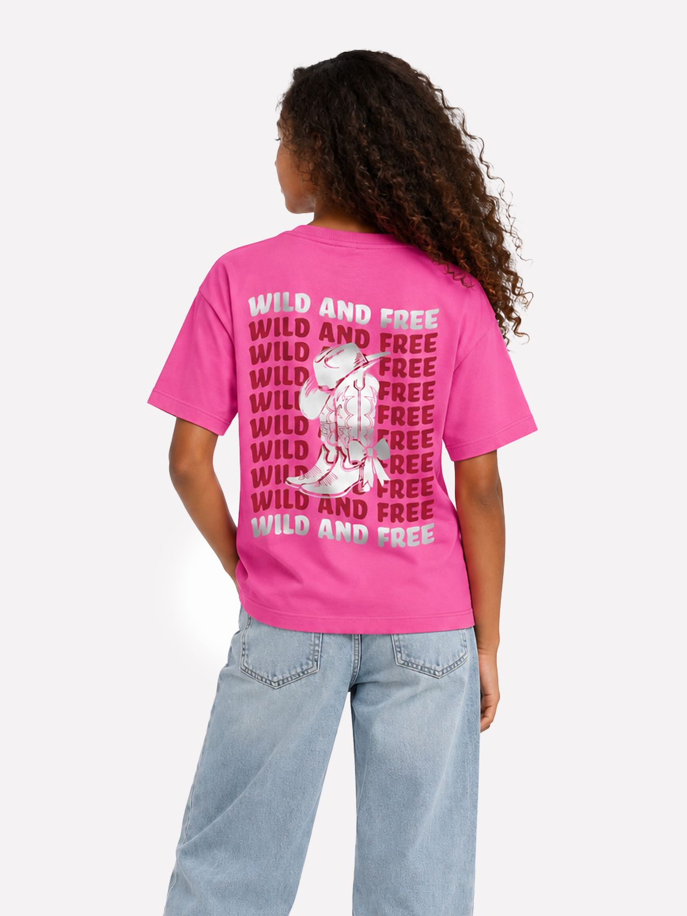 Kids Only KOGEBBA WEST SS O-NECK LOOSE TOP JR Fiji Flower/Wild And Free 2900170116021