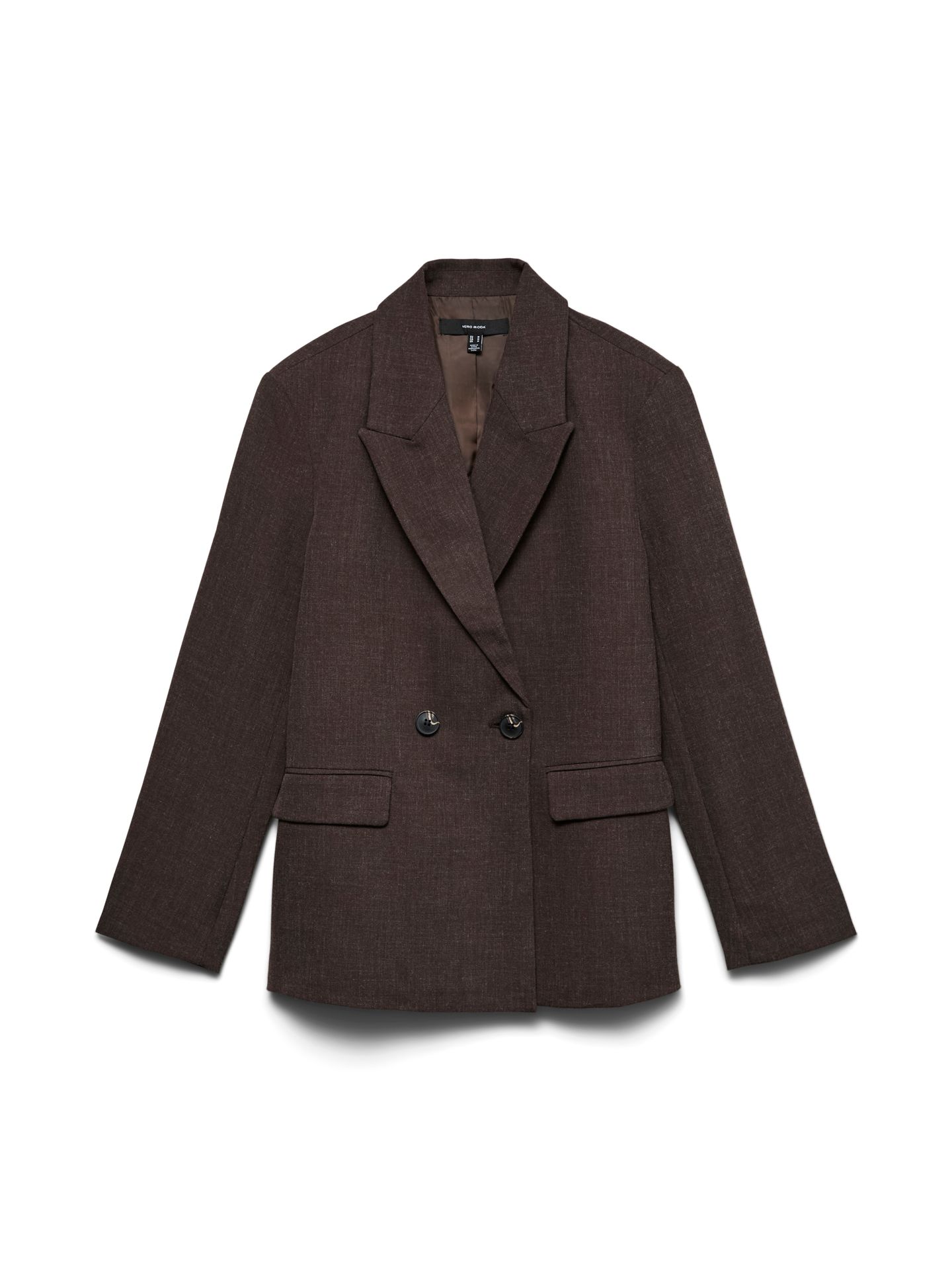 Vero Moda VMBESTIE LS LOOSE BLAZER NOOS Chocolate Torte/MELANGE 00120361-EKA26011400003157