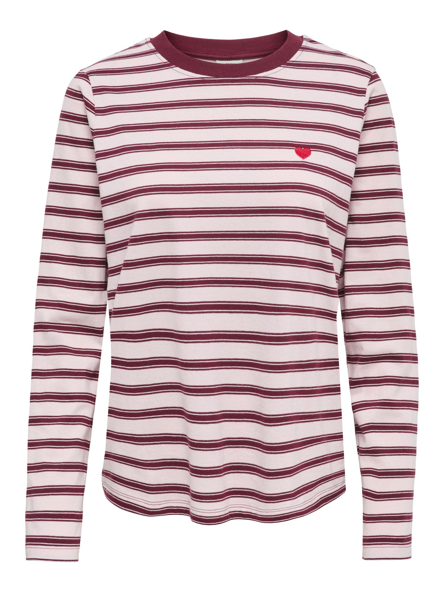 Only JDYPISA L/S PRINT TOP JRS NOOS Chalk Pink/CHELSEA STRIPE + BS HEAR 00120362-EKA26011400003768