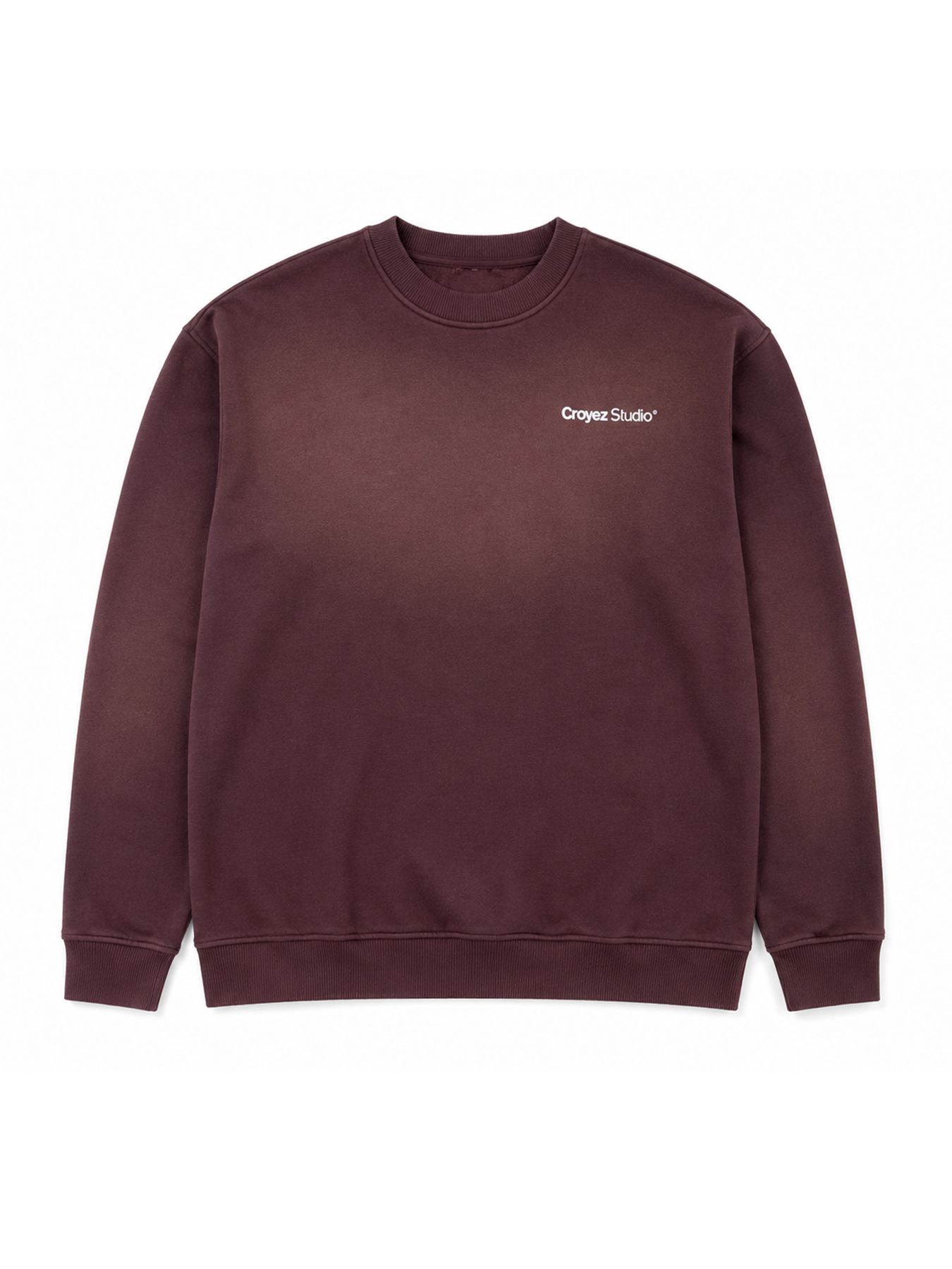 Croyez Croyez Studio Faded Sweater 45009 raisin red 00120364-EKA26013600000013