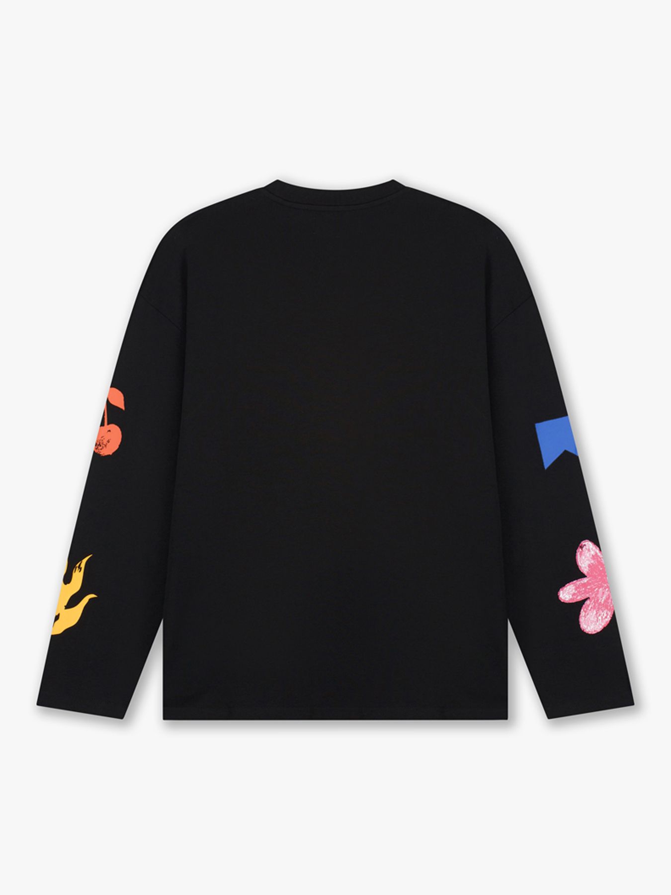 Croyez Croyez Sketched Longsleeve T-Shirt 49001 black 2900170141030