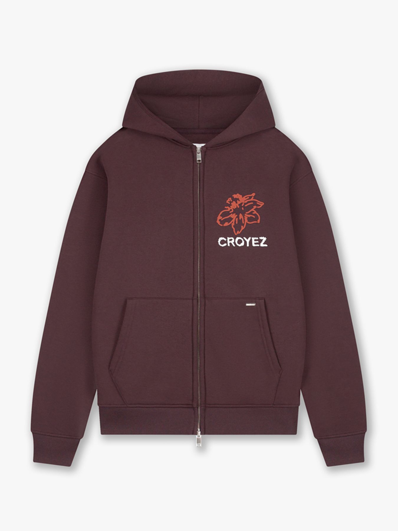 Croyez Croyez Gardener Zip Hoodie 45009 raisin red 2900170144031