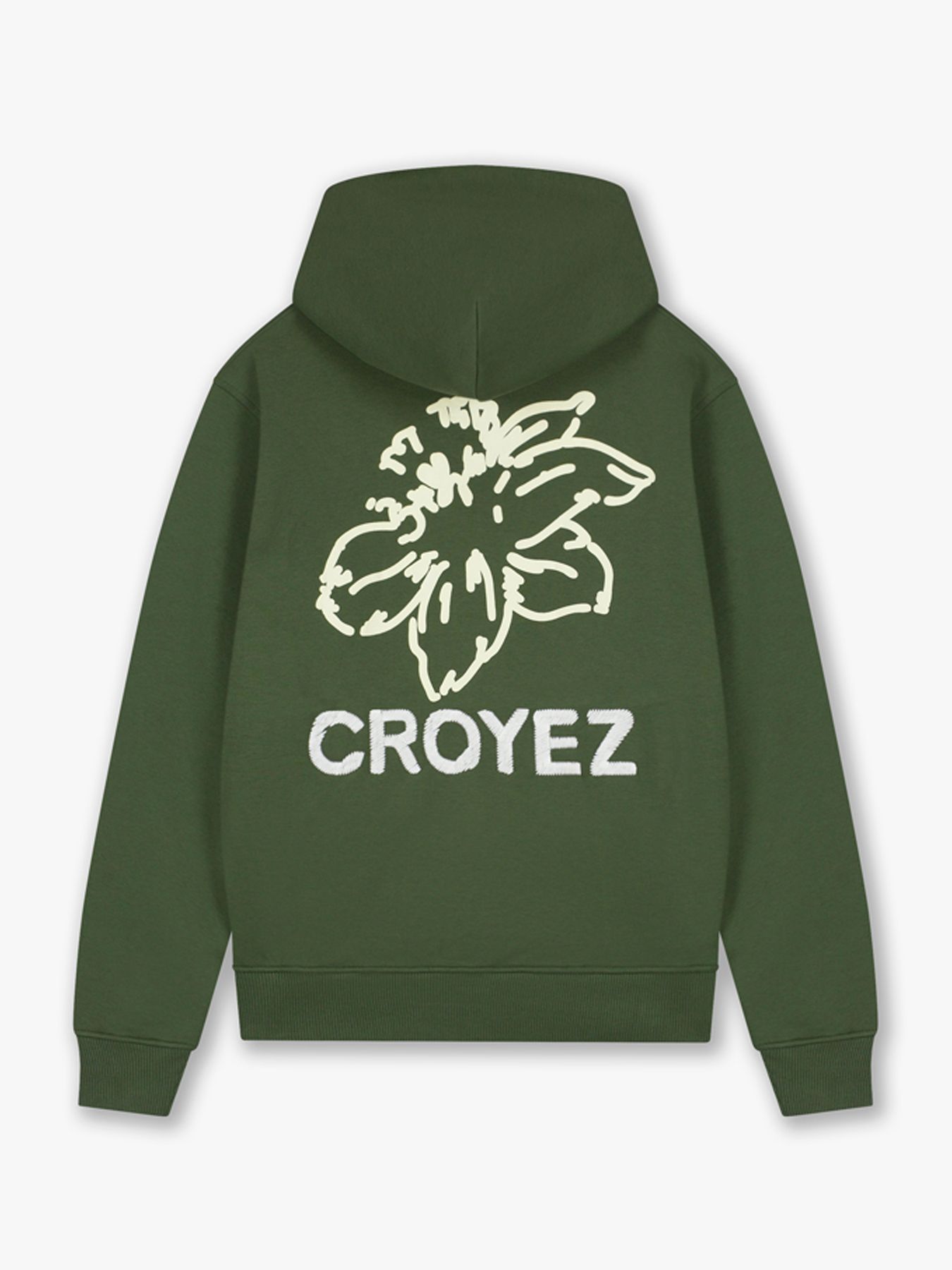 Croyez Croyez Gardener Zip Hoodie 43021 forest green 00120368-EKA26013600000015