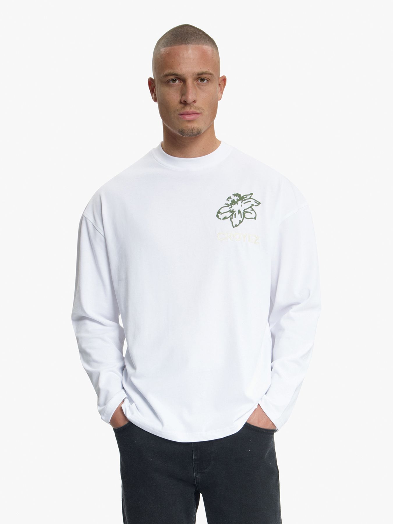 Croyez Croyez Gardener Longsleeve T-Shirt 40001 white 00120369-EKA26013600000001