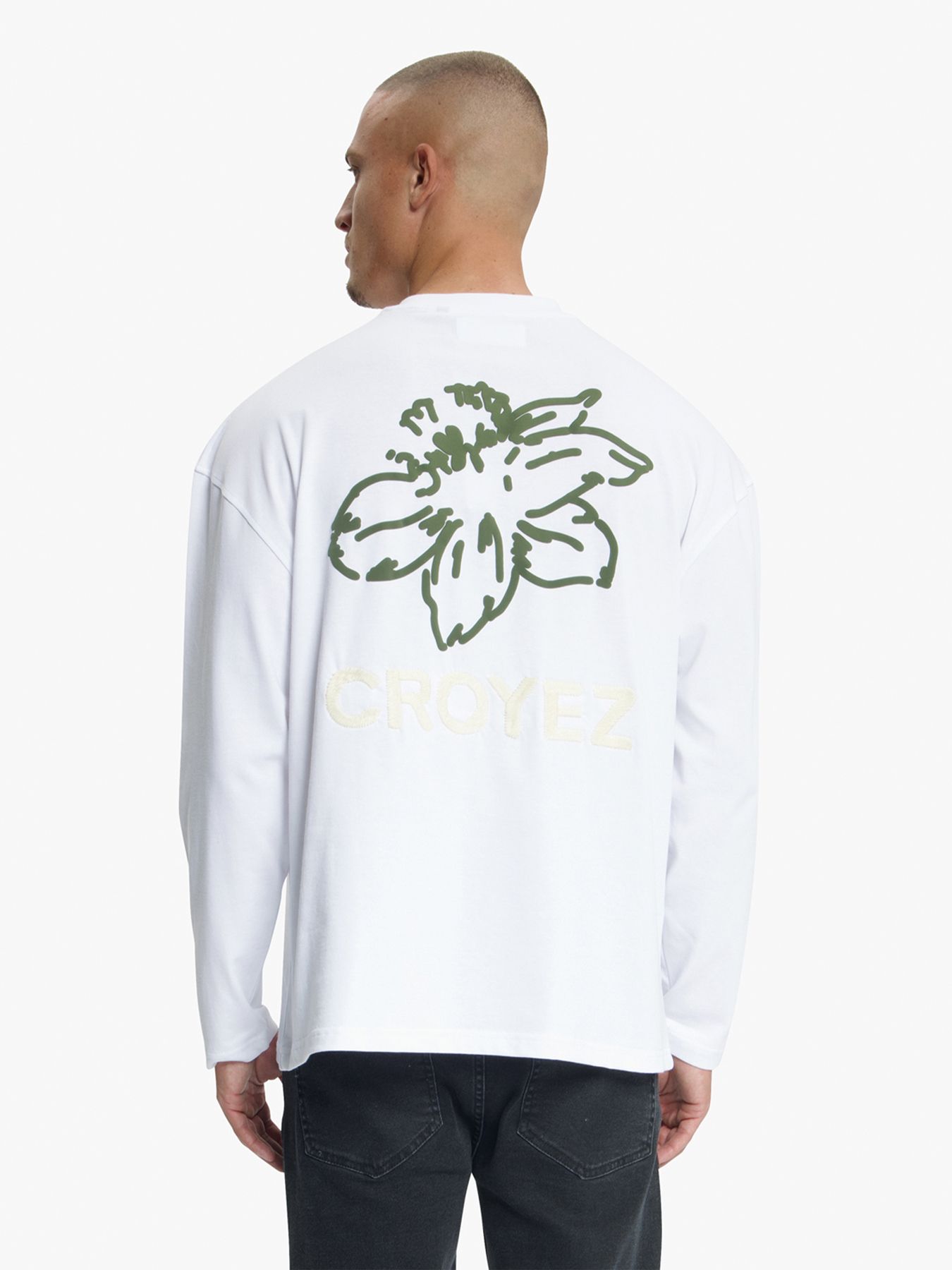Croyez Croyez Gardener Longsleeve T-Shirt 40001 white 2900170145038