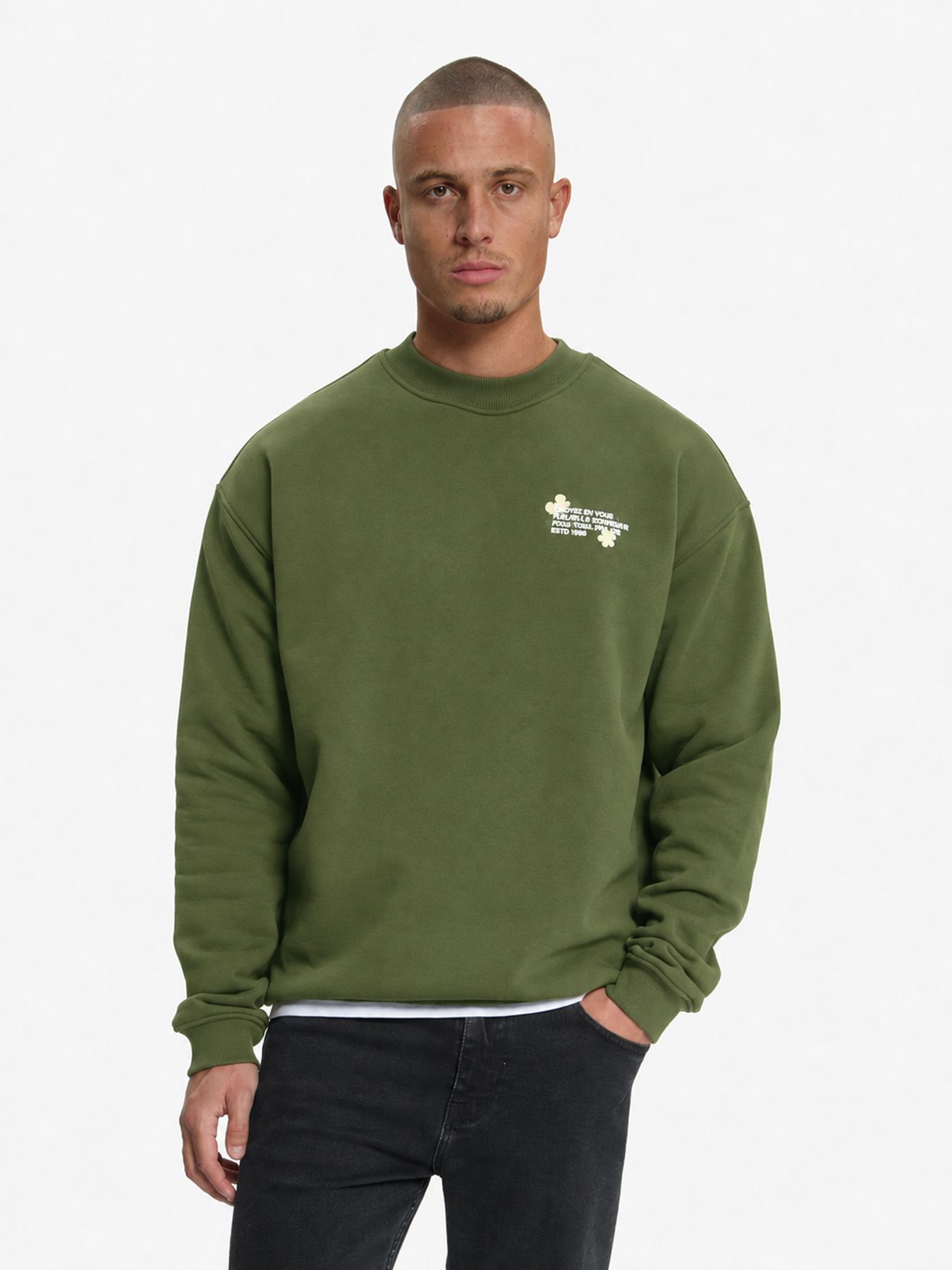 Croyez Croyez Silhouette 2.0 Sweater 43021 forest green 00120370-EKA26013600000015