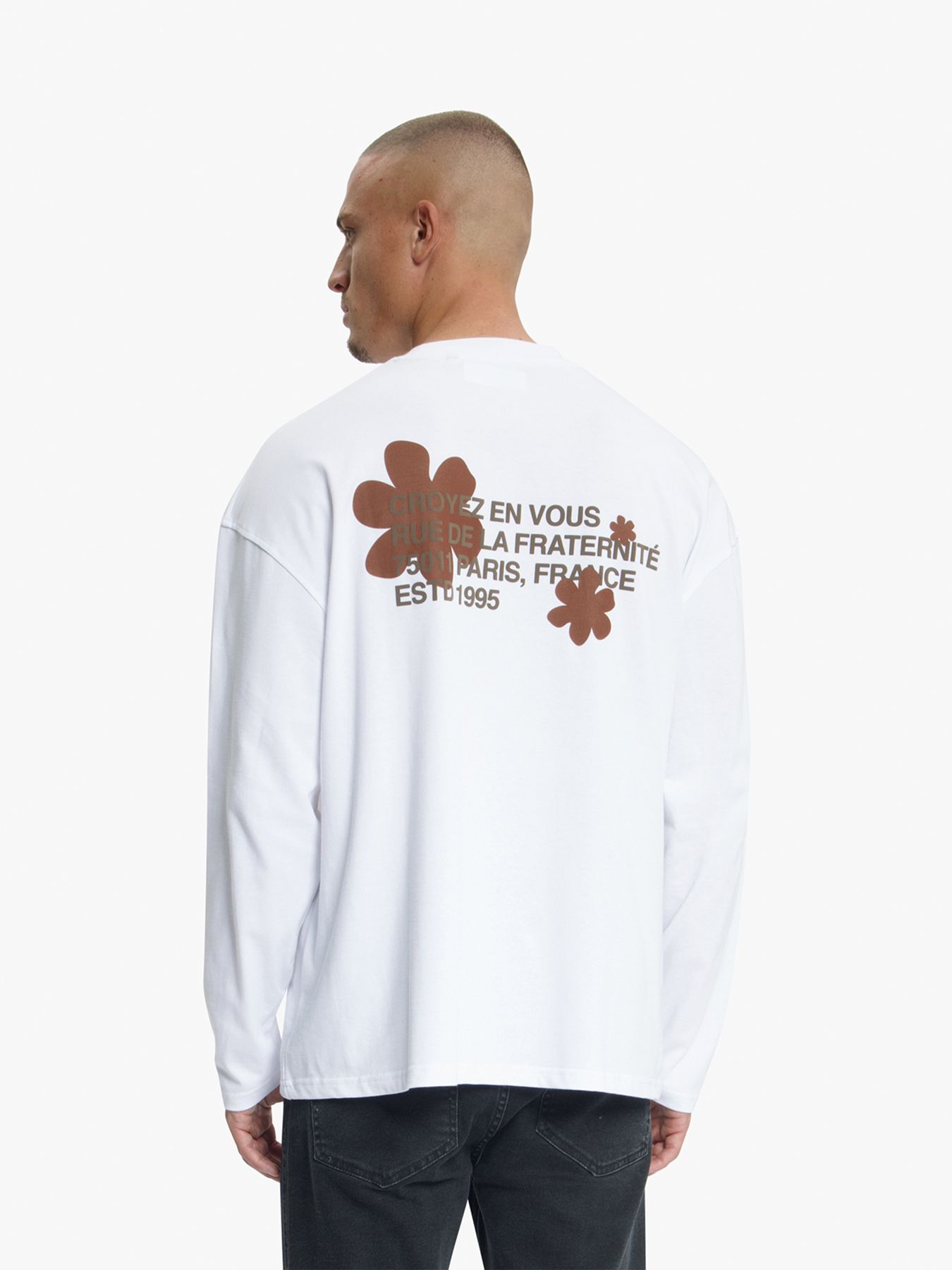 Croyez Croyez Silhouette 2.0 Longsleeve T-Shirt 40001 white 2900170148046