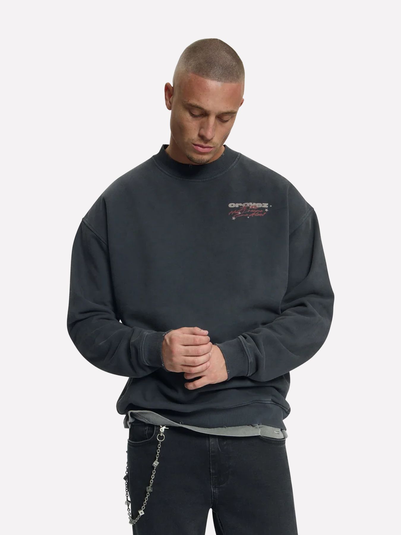 Croyez Croyez Worldtour Heavy Sweater 41007 antra 00120373-EKA26013600000016