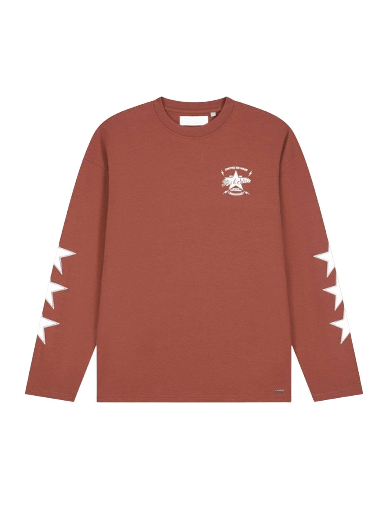 Croyez Croyez Rockstar Longsleeve T-Shirt 45008 melted red 2900170151077