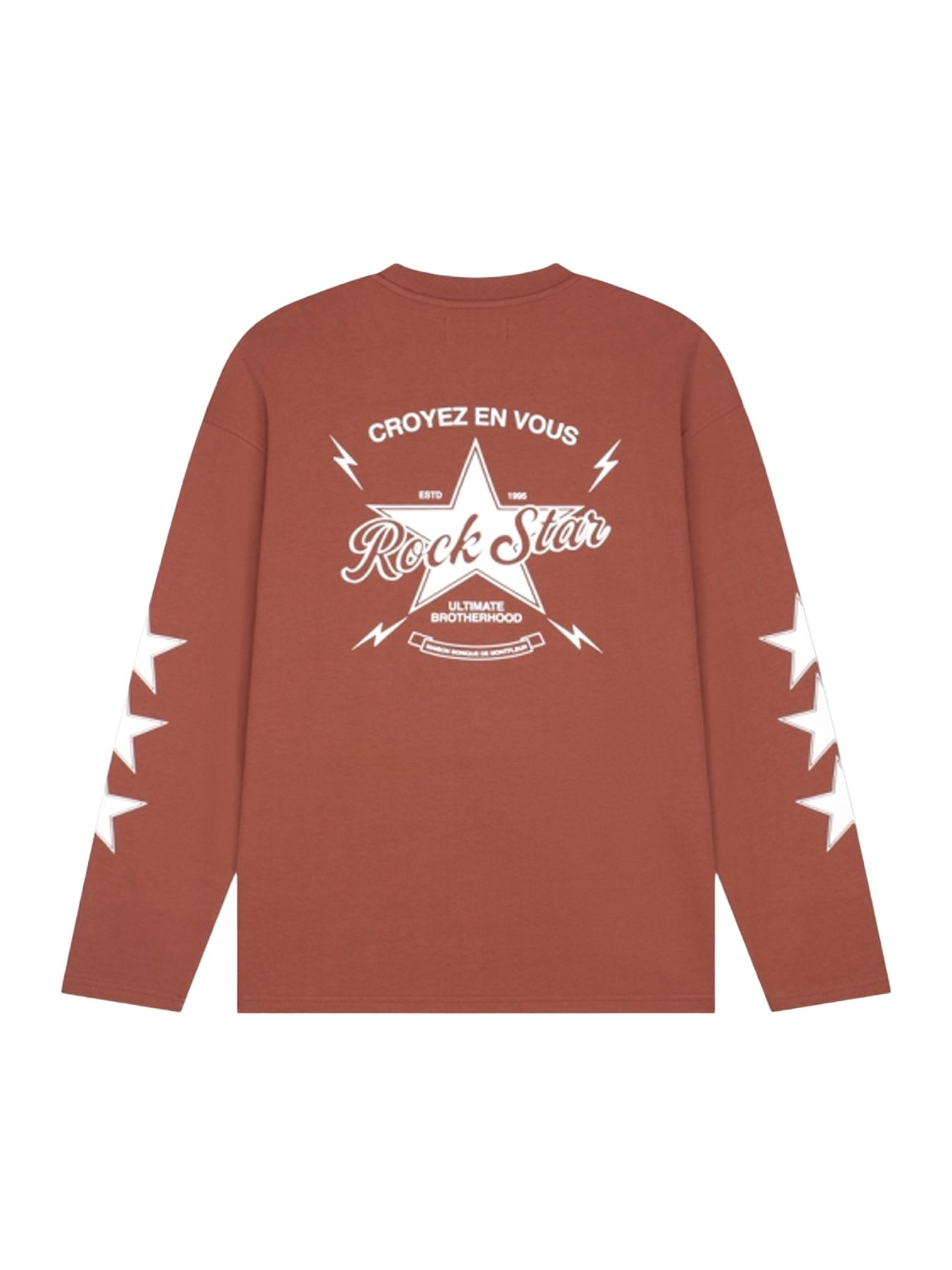 Croyez Croyez Rockstar Longsleeve T-Shirt 45008 melted red 2900170151077