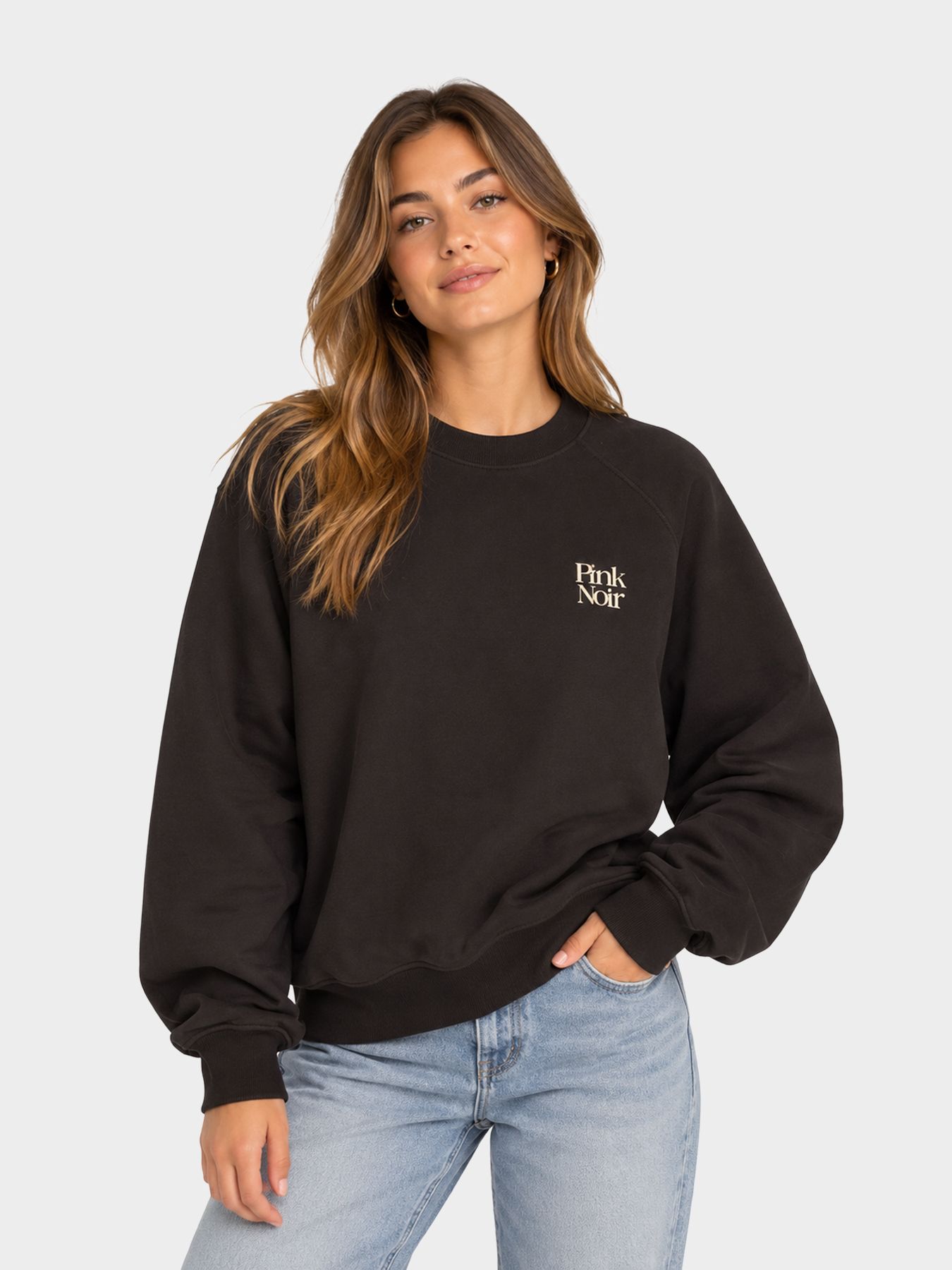 Pink Noir Nyva Sweatshirt 206 Ganache 2900170160062
