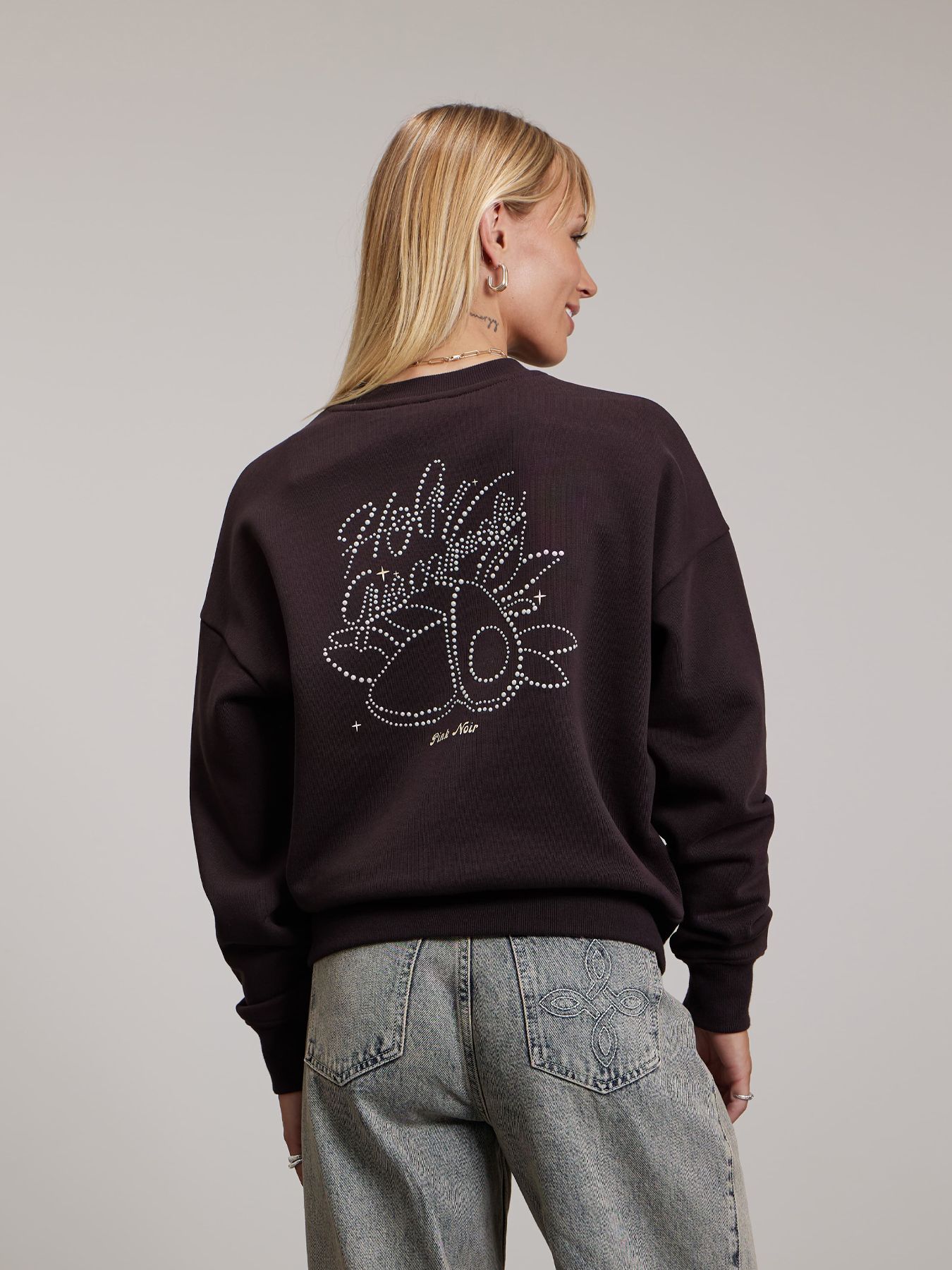 Pink Noir Avo Sweatshirt  206 Ganache 2900170161069