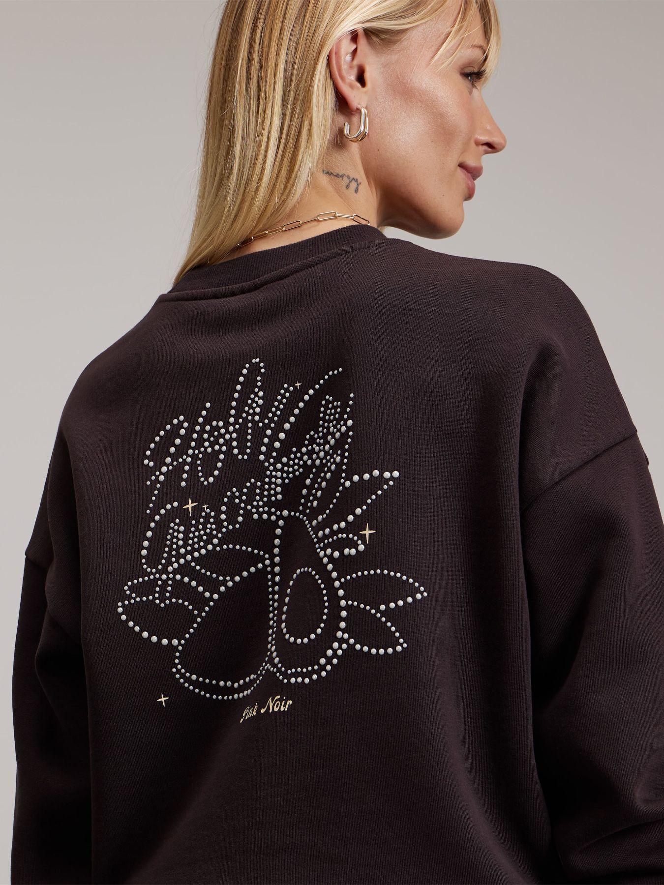 Pink Noir Avo Sweatshirt  206 Ganache 2900170161069