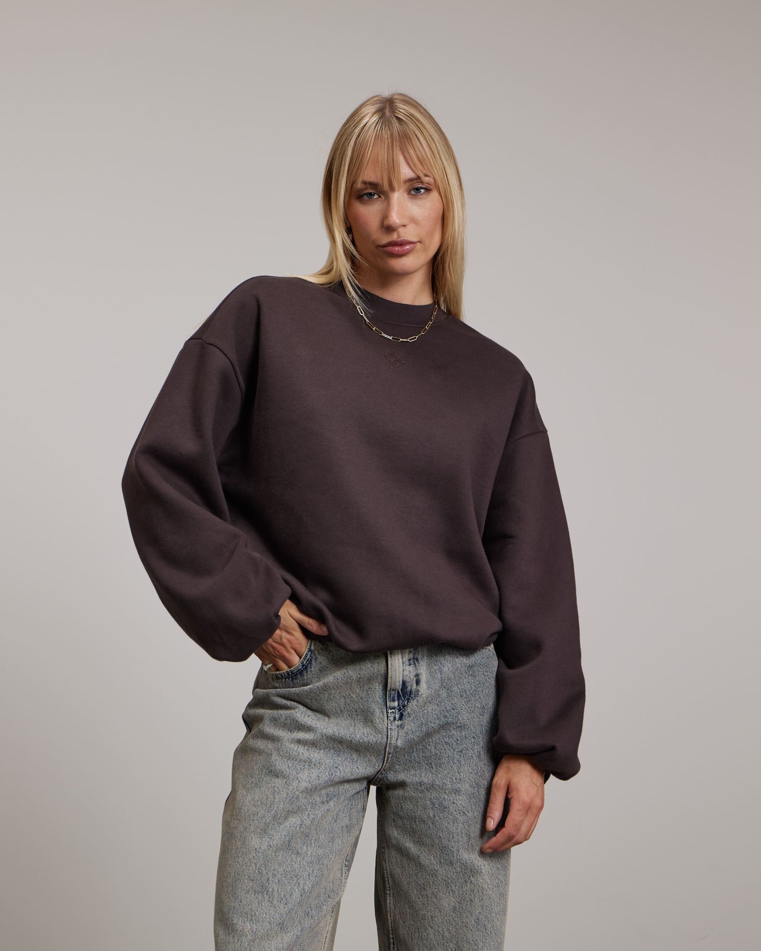 Pink Noir Orea sweatshirt 206 Ganache 2900170164060