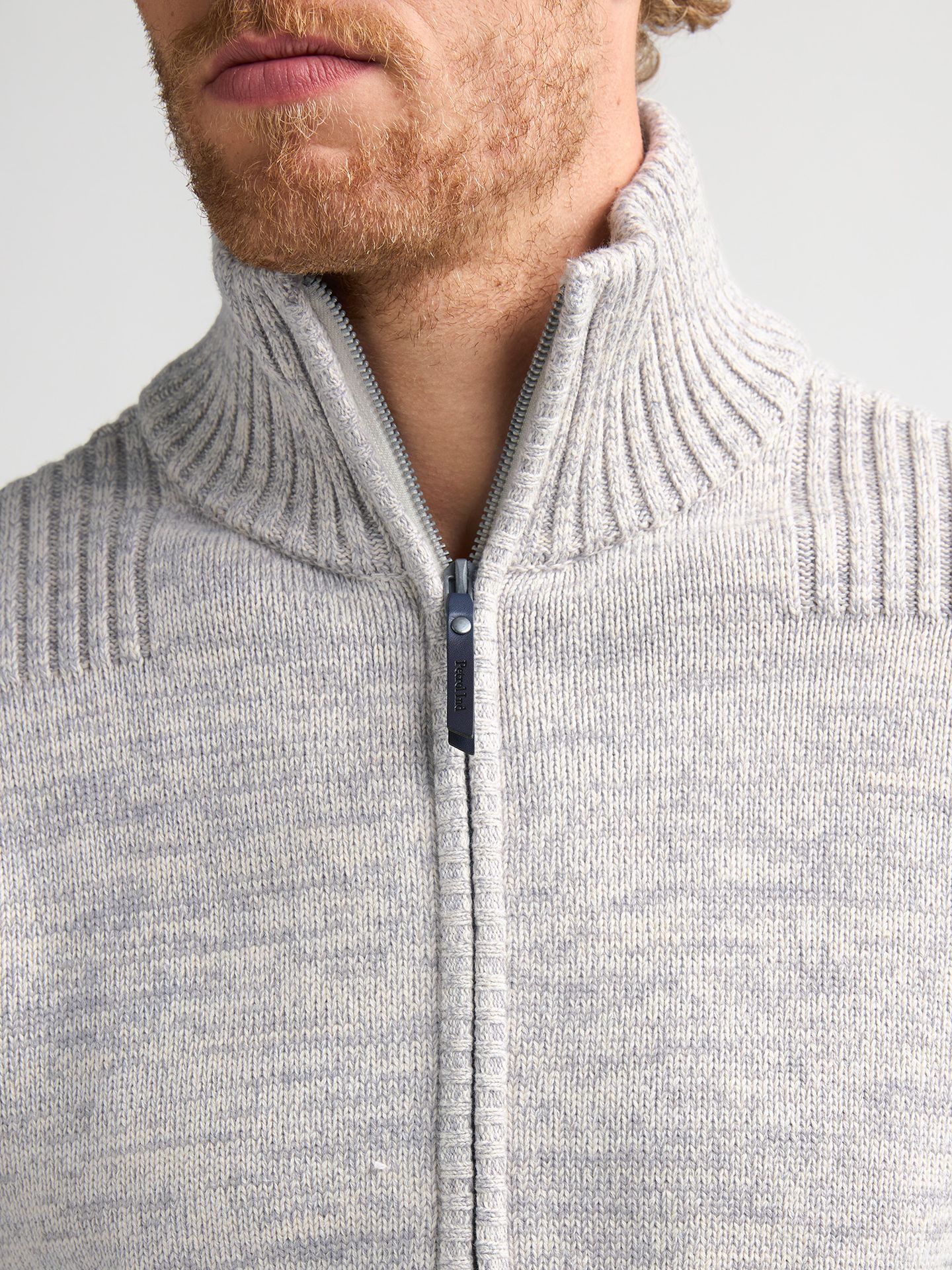 Petrol Industries Men Knitwear Collar Cardigan 0009 antique white melee 2900170171068