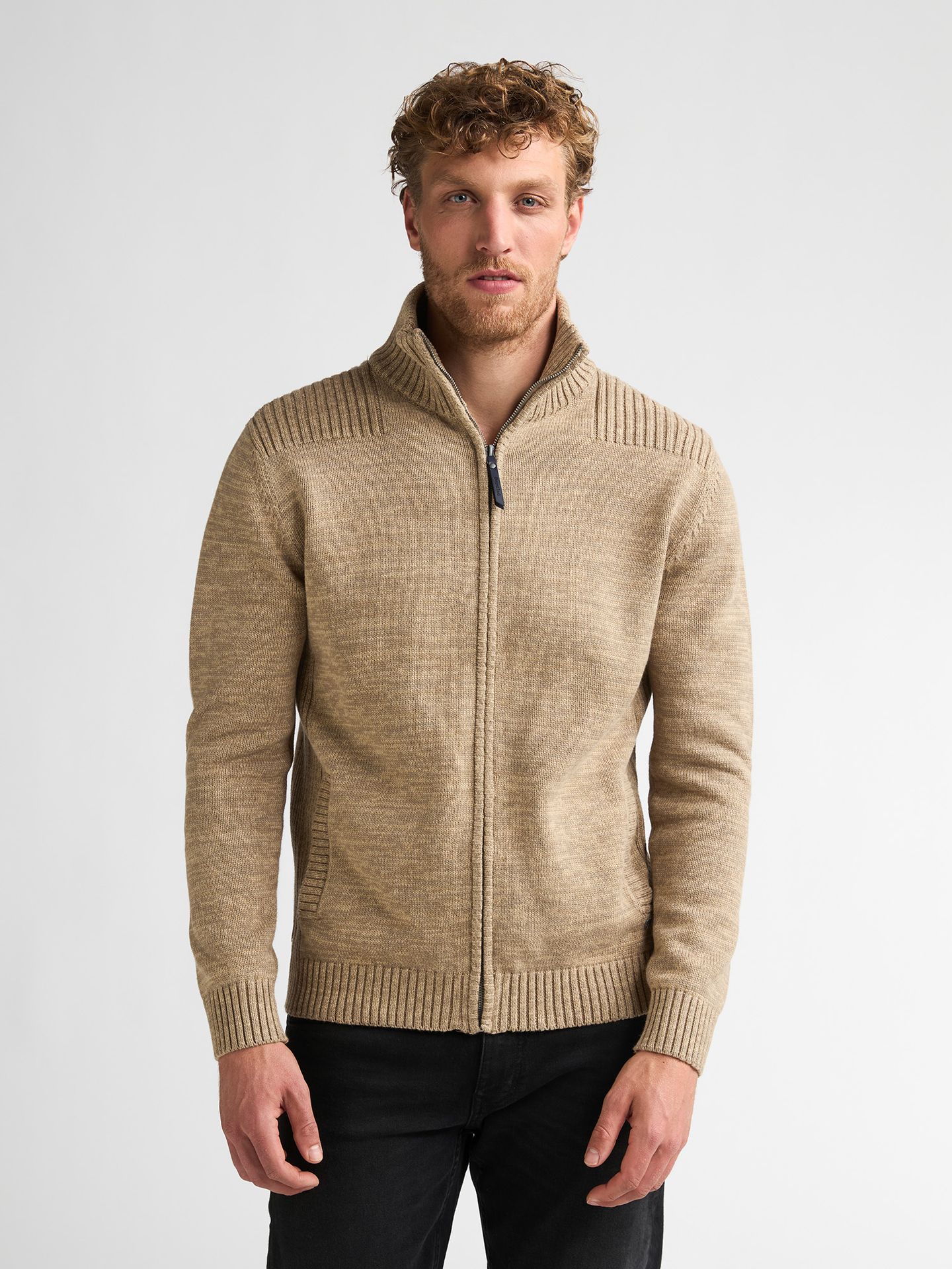 Petrol Industries Men Knitwear Collar Cardigan 7140 oak 2900170173086
