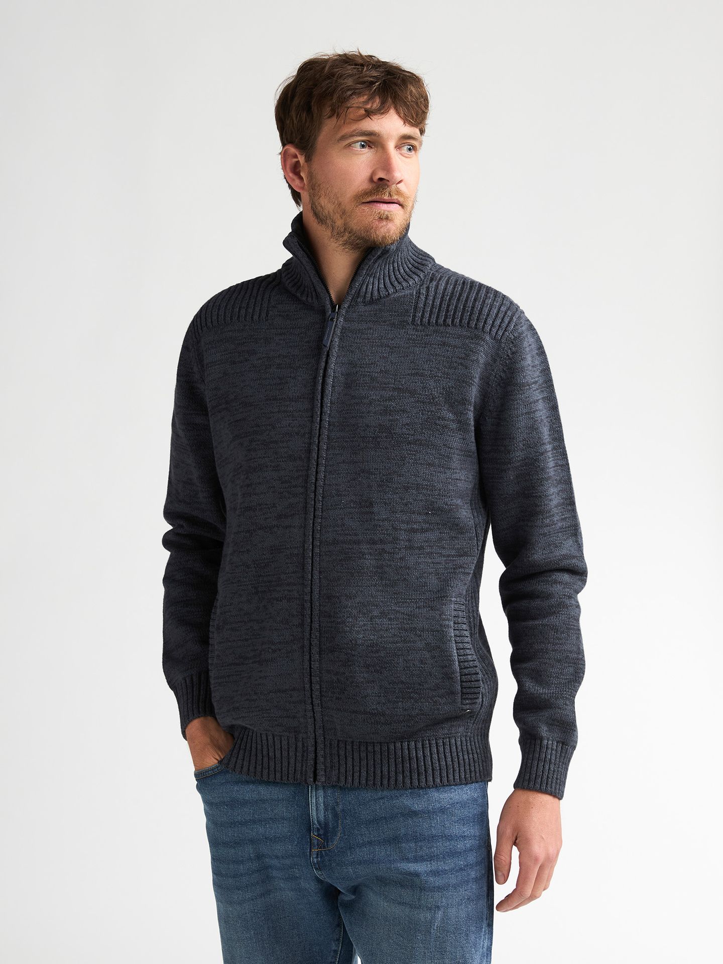 Petrol Industries Men Knitwear Collar Cardigan 5092 royal navy 2900170172089