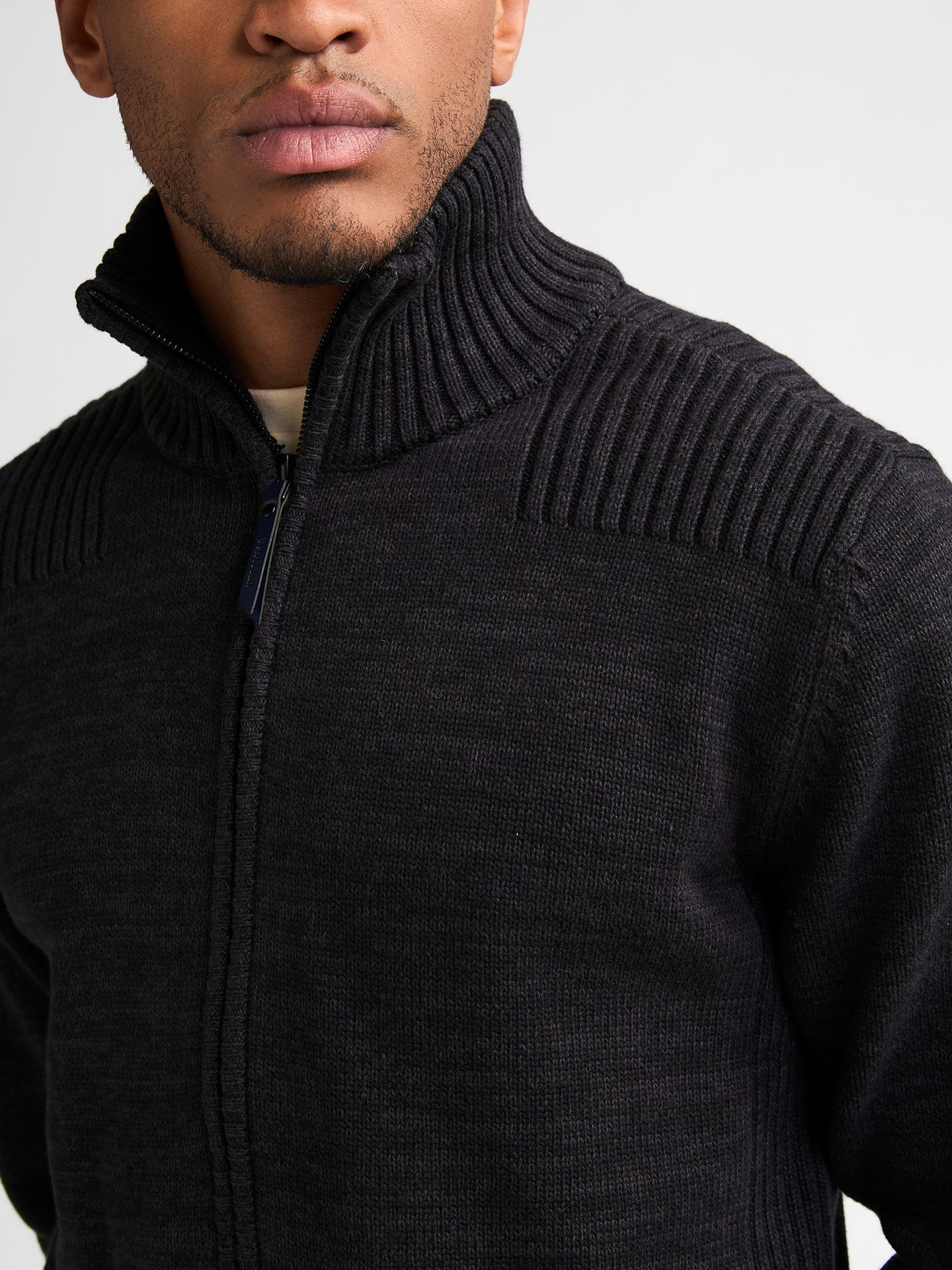 Petrol Industries Men Knitwear Collar Cardigan 9111 deep black 2900170174069