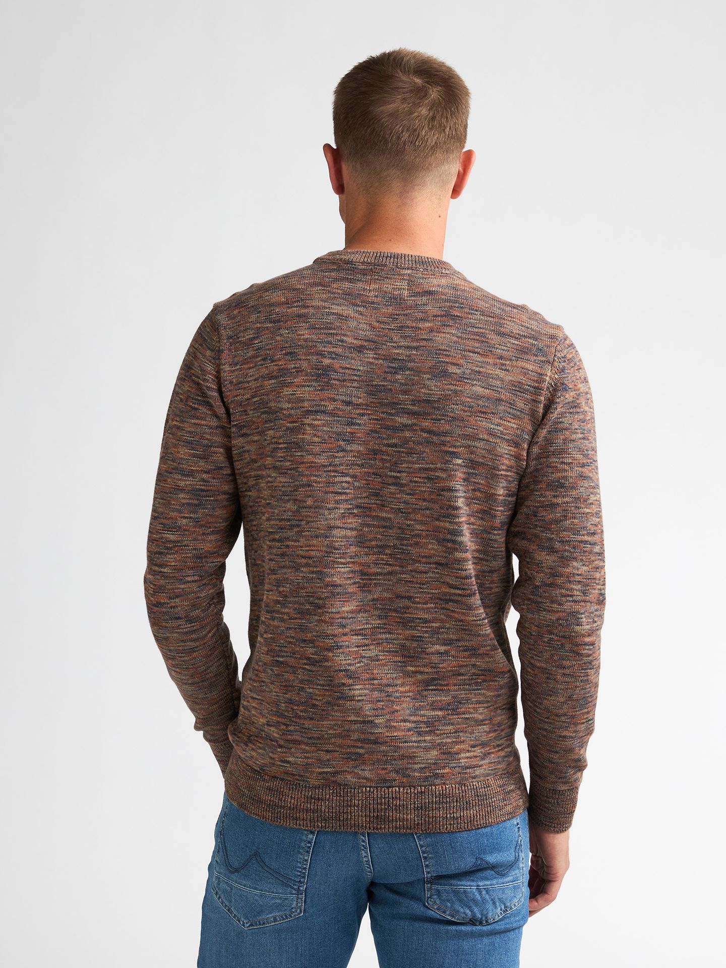 Petrol Industries Men Knitwear Round Neck Basic 7158 Saddle Brown 2900170176063