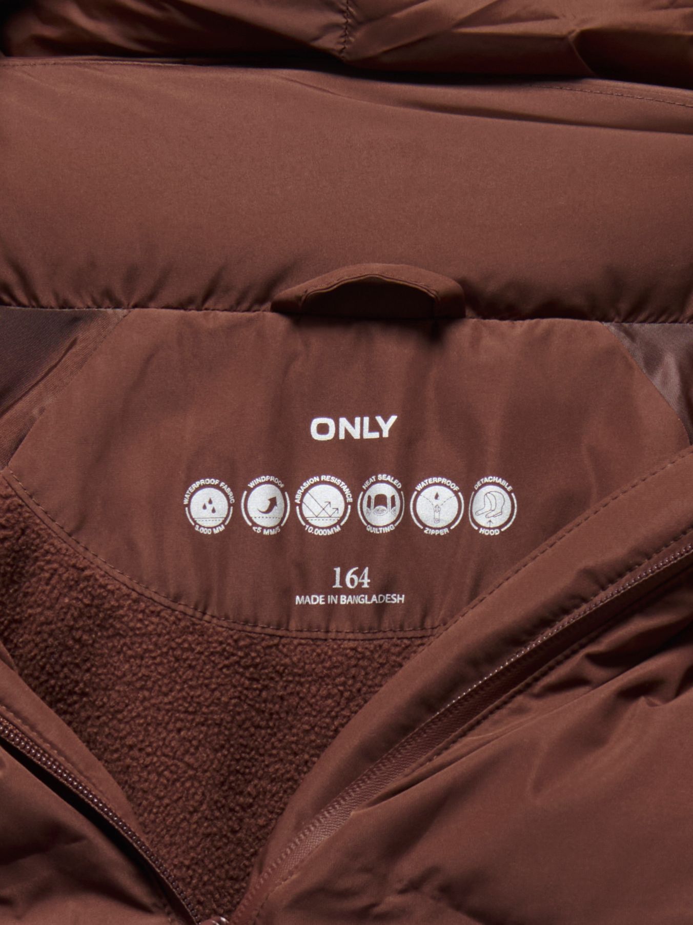 Only KOGELLIE FUNCTIONAL HOOD JACKET OTW Brown Stone 2900170509052