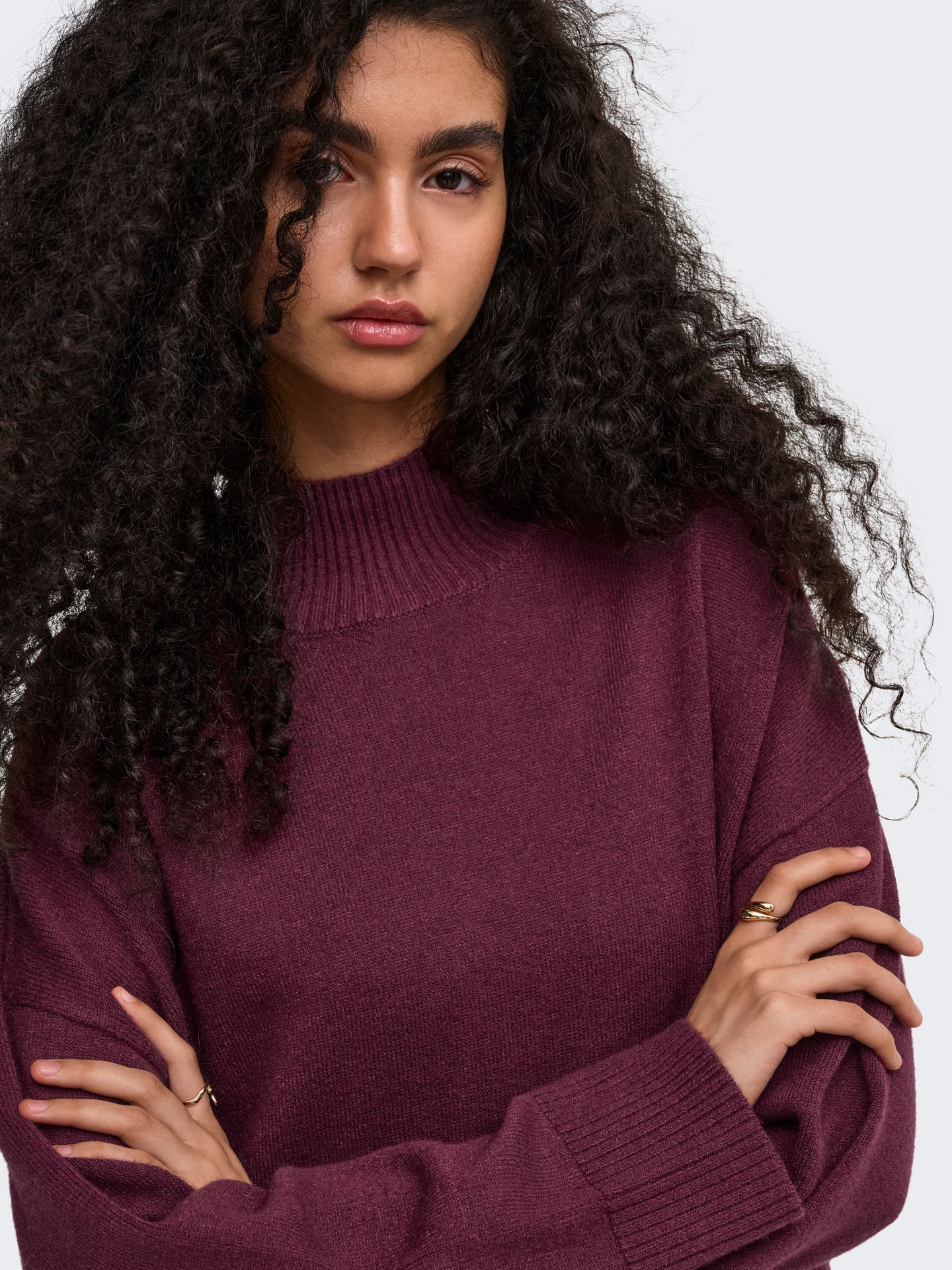 Only ONLMARY LS HIGH NECK SLIT KNT NOOS Fig 2900170524031