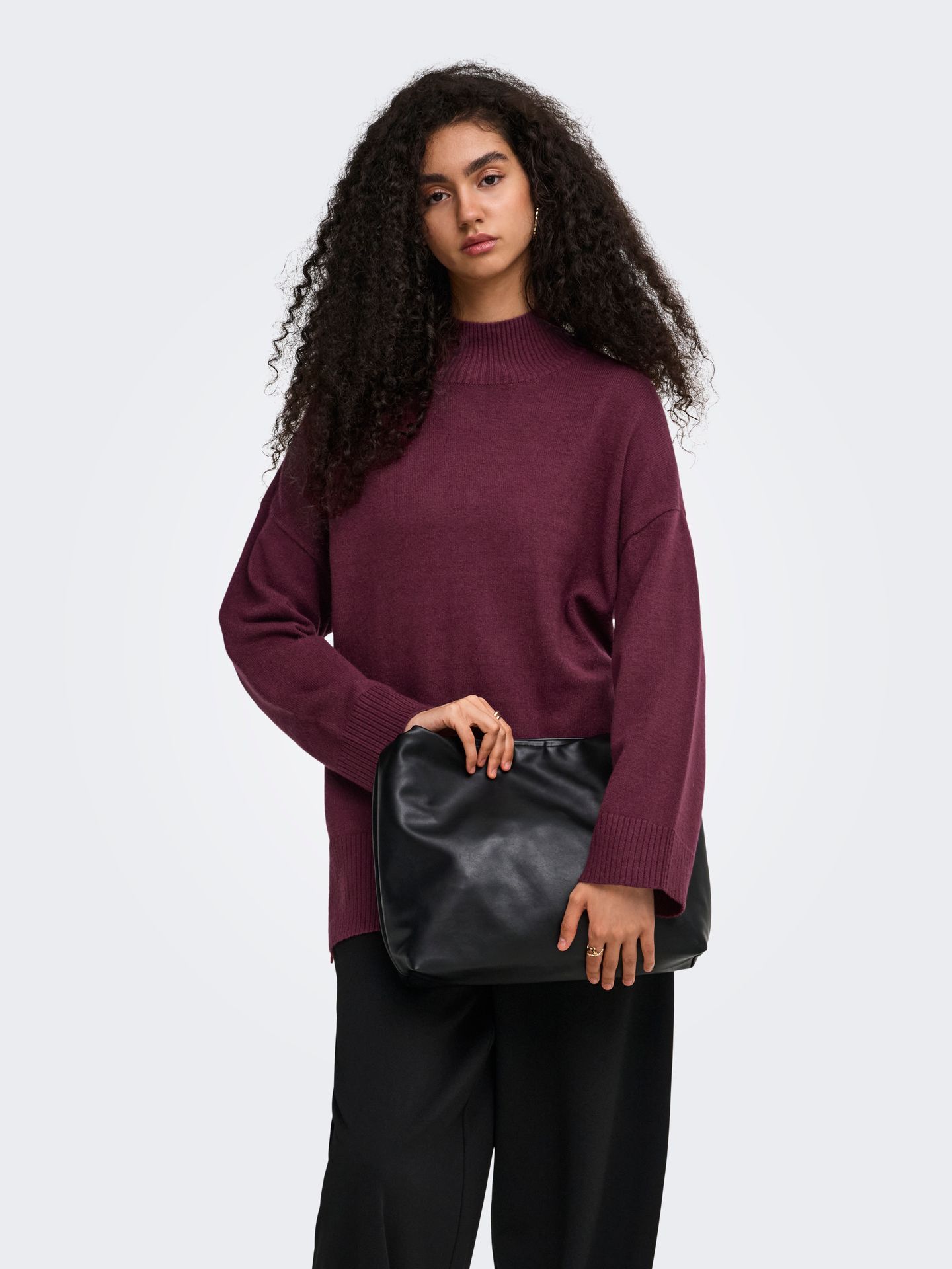 Only ONLMARY LS HIGH NECK SLIT KNT NOOS Fig 2900170524031