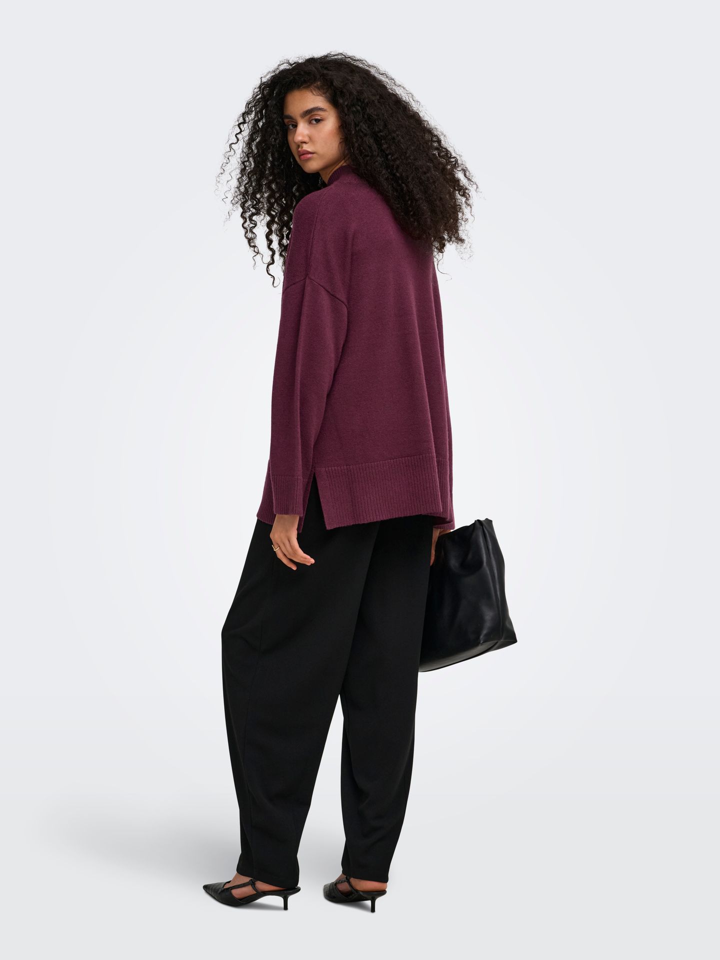 Only ONLMARY LS HIGH NECK SLIT KNT NOOS Fig 2900170524031