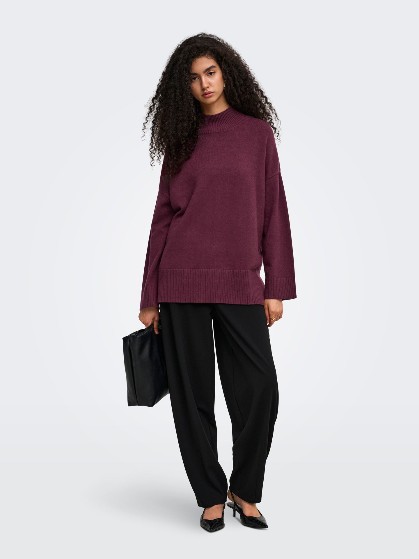 Only ONLMARY LS HIGH NECK SLIT KNT NOOS Fig 2900170524031