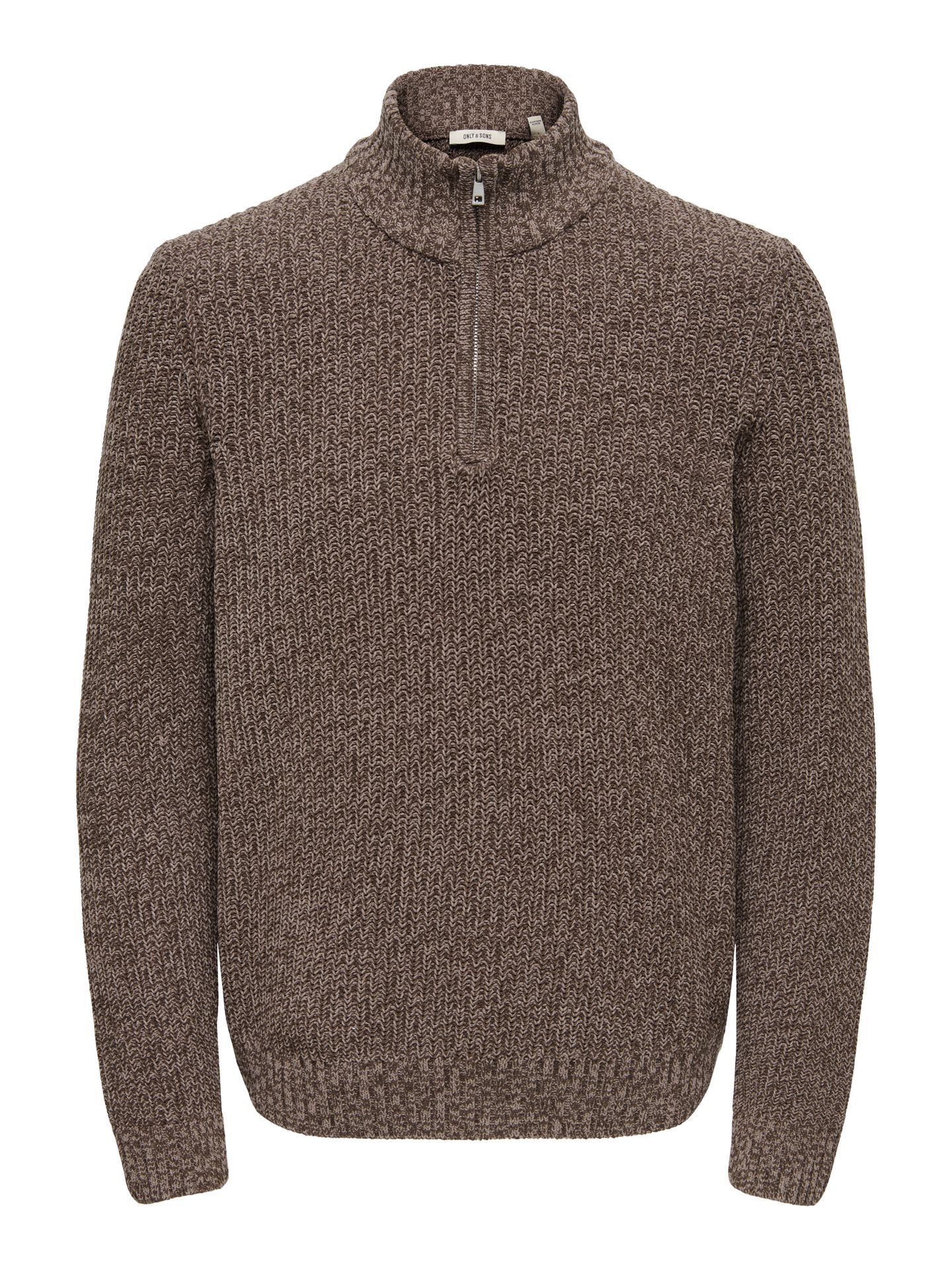 Only & Sons ONSJOIN REG LS HIGH NECK KNIT CAMP Falcon/DEMITASSE 00120561-EKA26011400003785