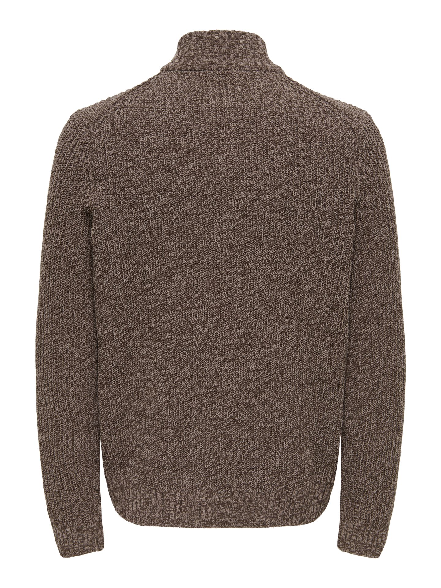 Only & Sons ONSJOIN REG LS HIGH NECK KNIT CAMP Falcon/DEMITASSE 2900170533040