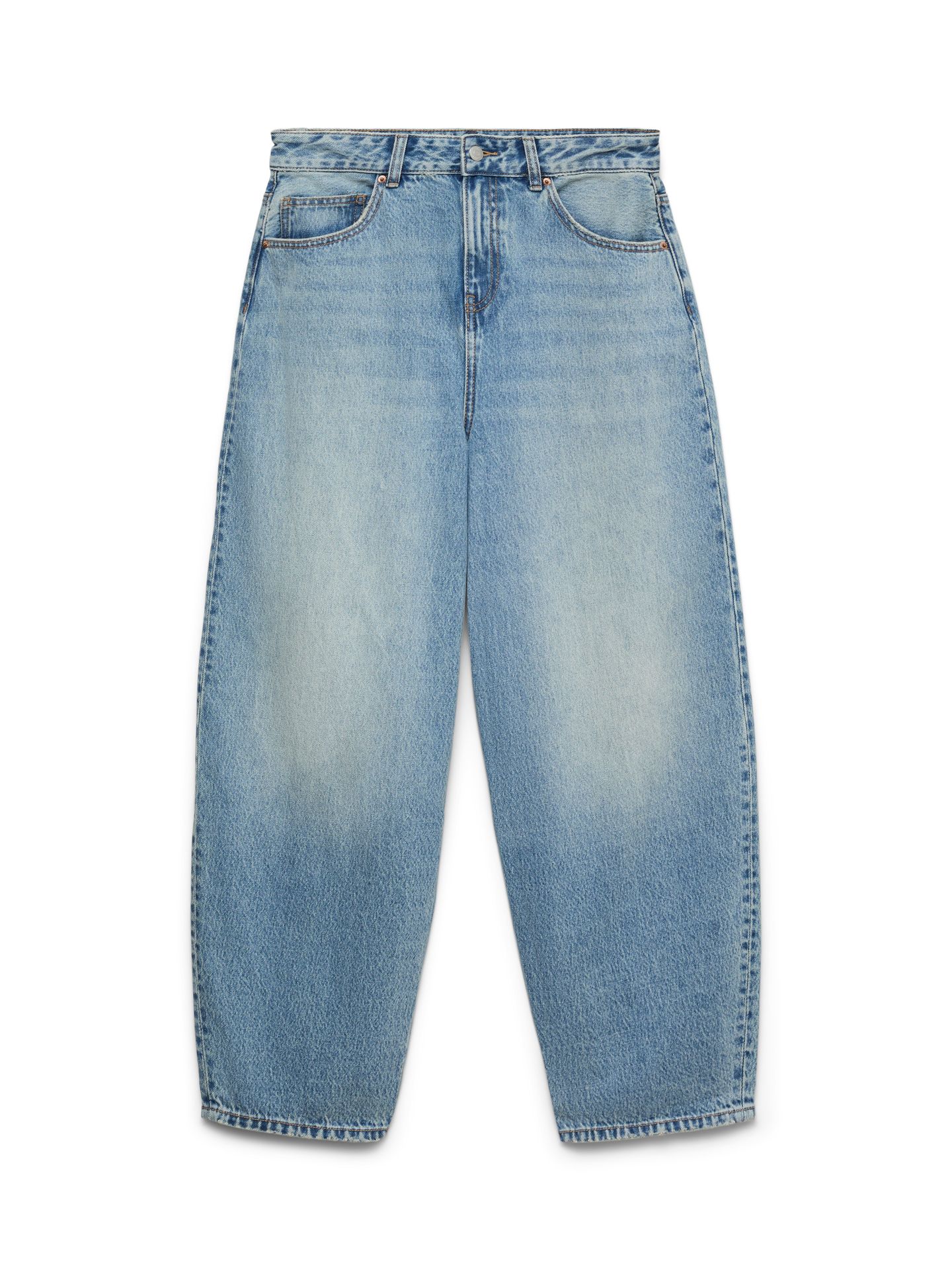 Vero Moda VMBILLIE HR BARREL ANK JEANS LI3151 Light Blue Denim/DAISY 00120565-EKA26011400000793