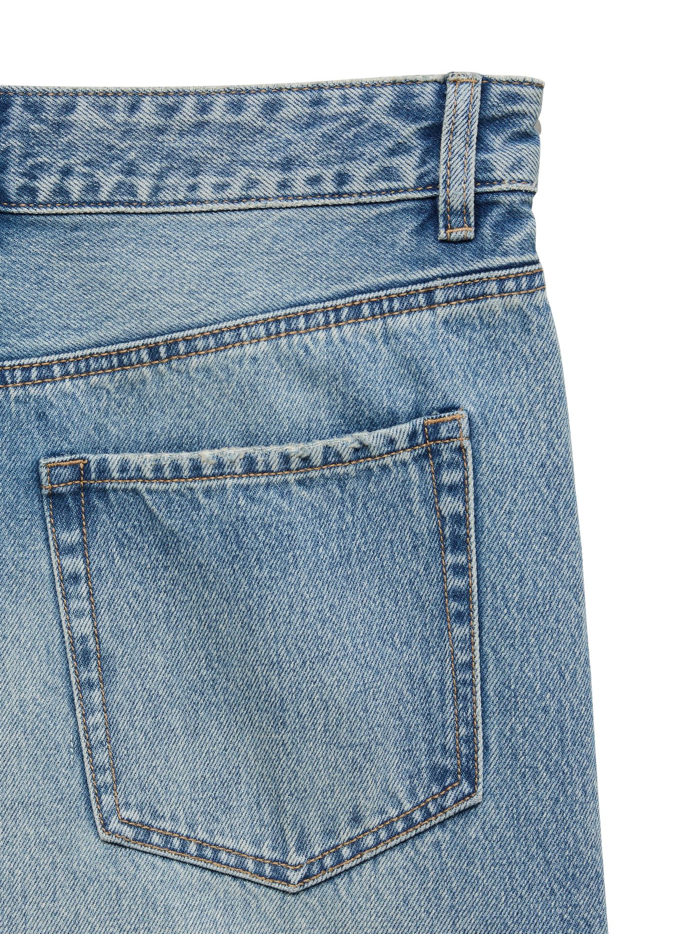 Vero Moda VMBILLIE HR BARREL ANK JEANS LI3151 Light Blue Denim/DAISY 2900170537055