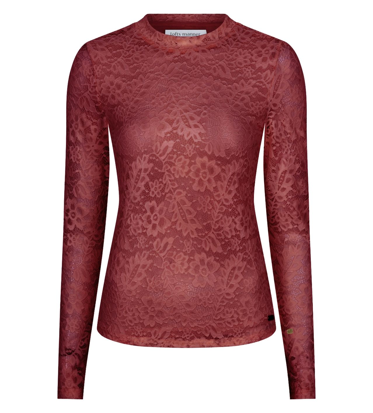 Lofty Manner Top Irea - Classic Lace 257 brick red 00120583-EKA26013300000098