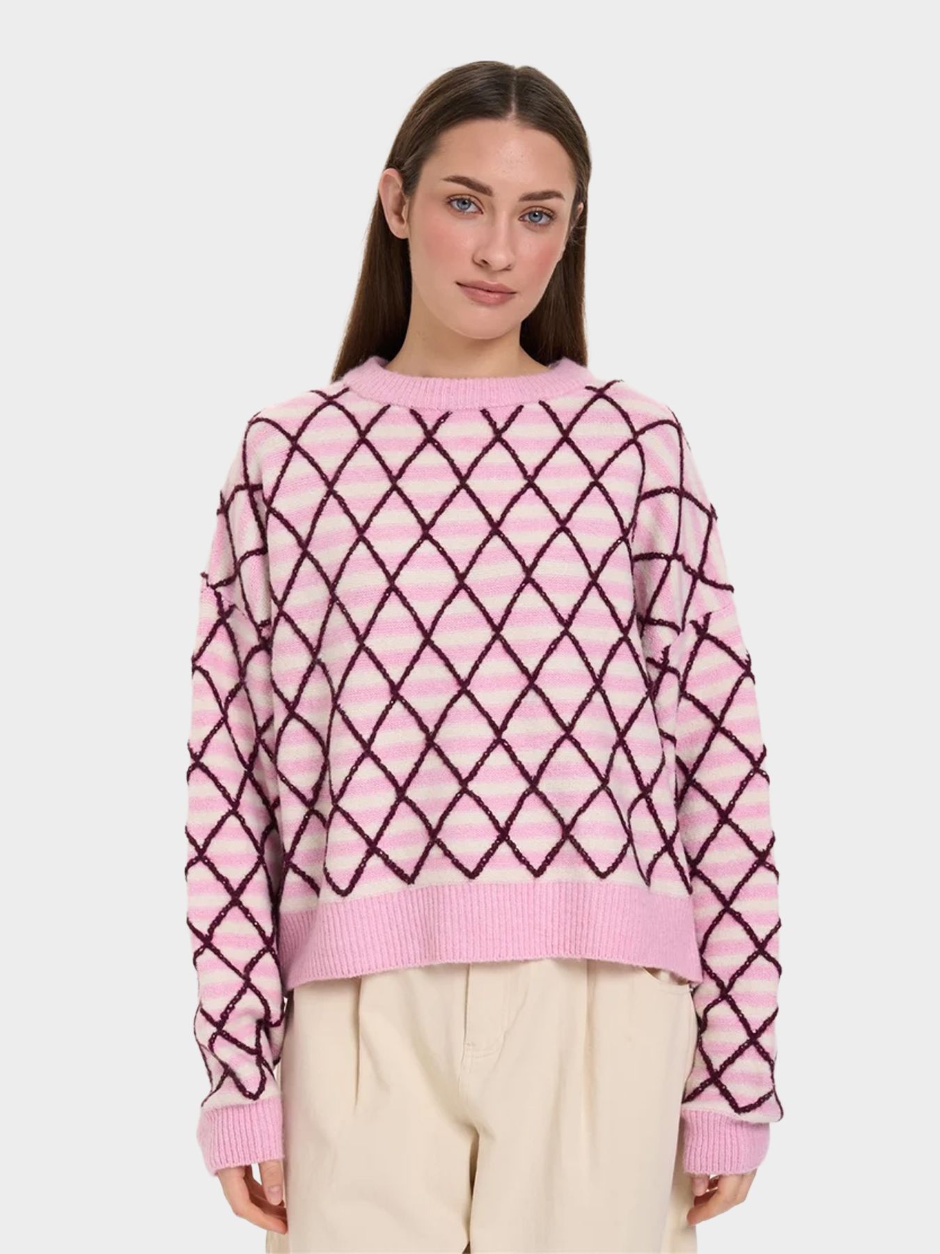24 Colours Pullover bordeaux 00120711-R1