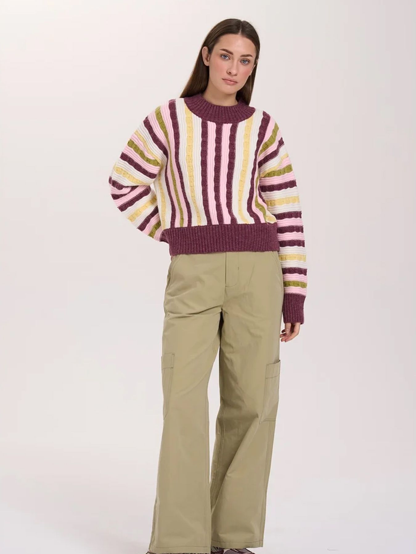 24 Colours Pullover Multicolor Stripe 2900170753134