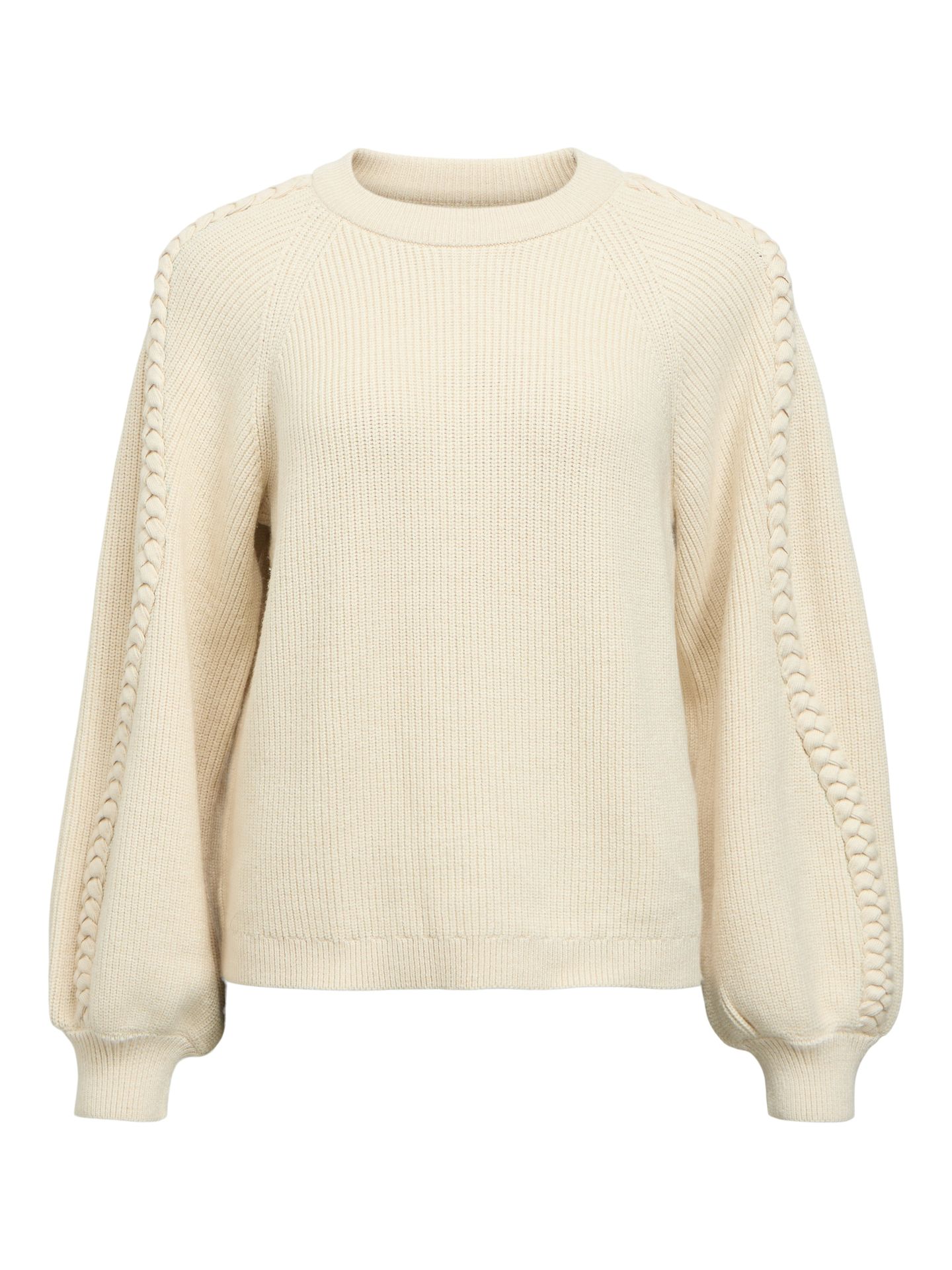 Object OBJHANNAH L/S RE KNIT PULLOVER NOOS Birch 00120855-EKA22000400000213