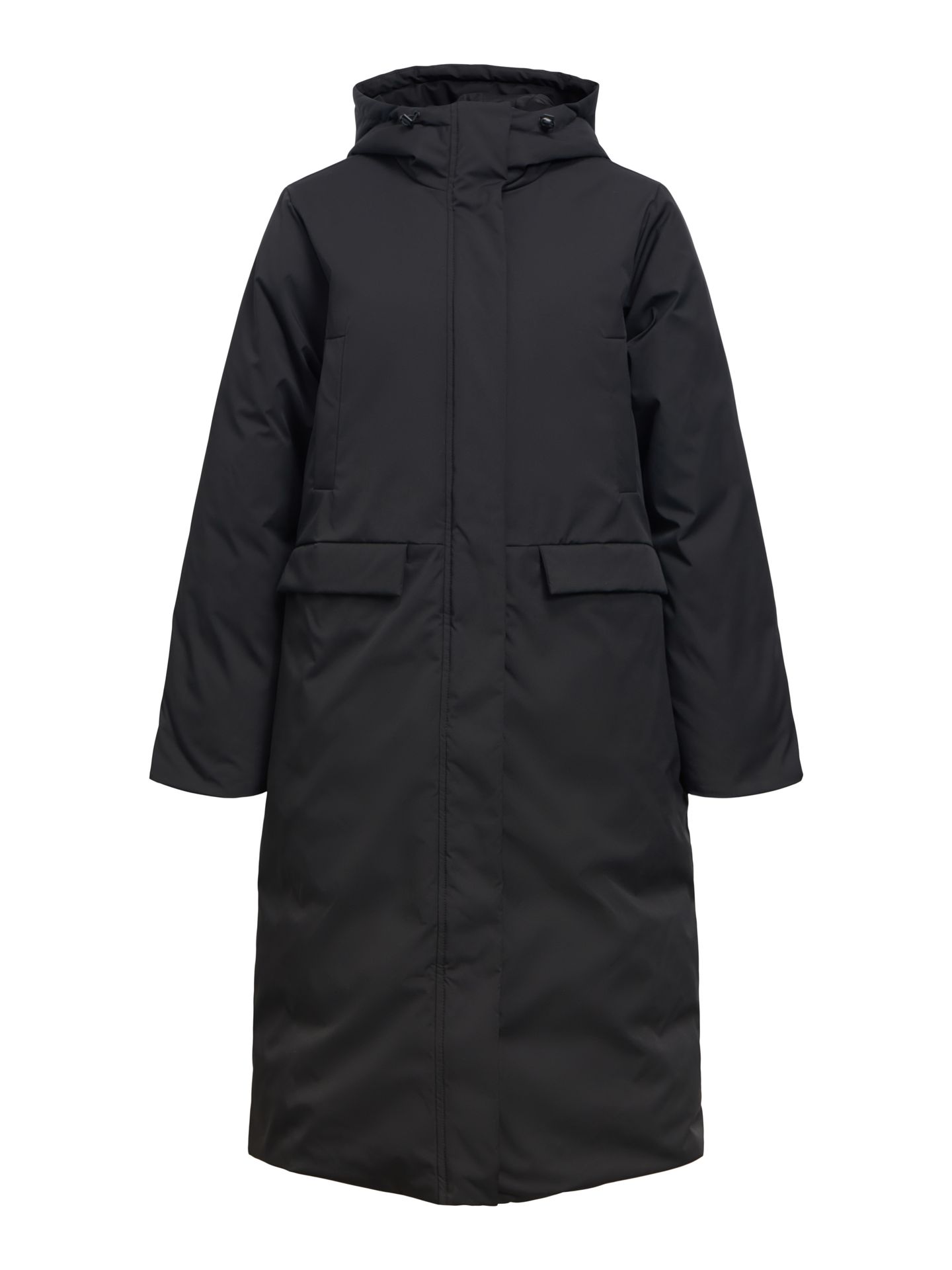 Object OBJKELYN L/S RE LONG JACKET NOOS Black 00120857-EKA22000400000001