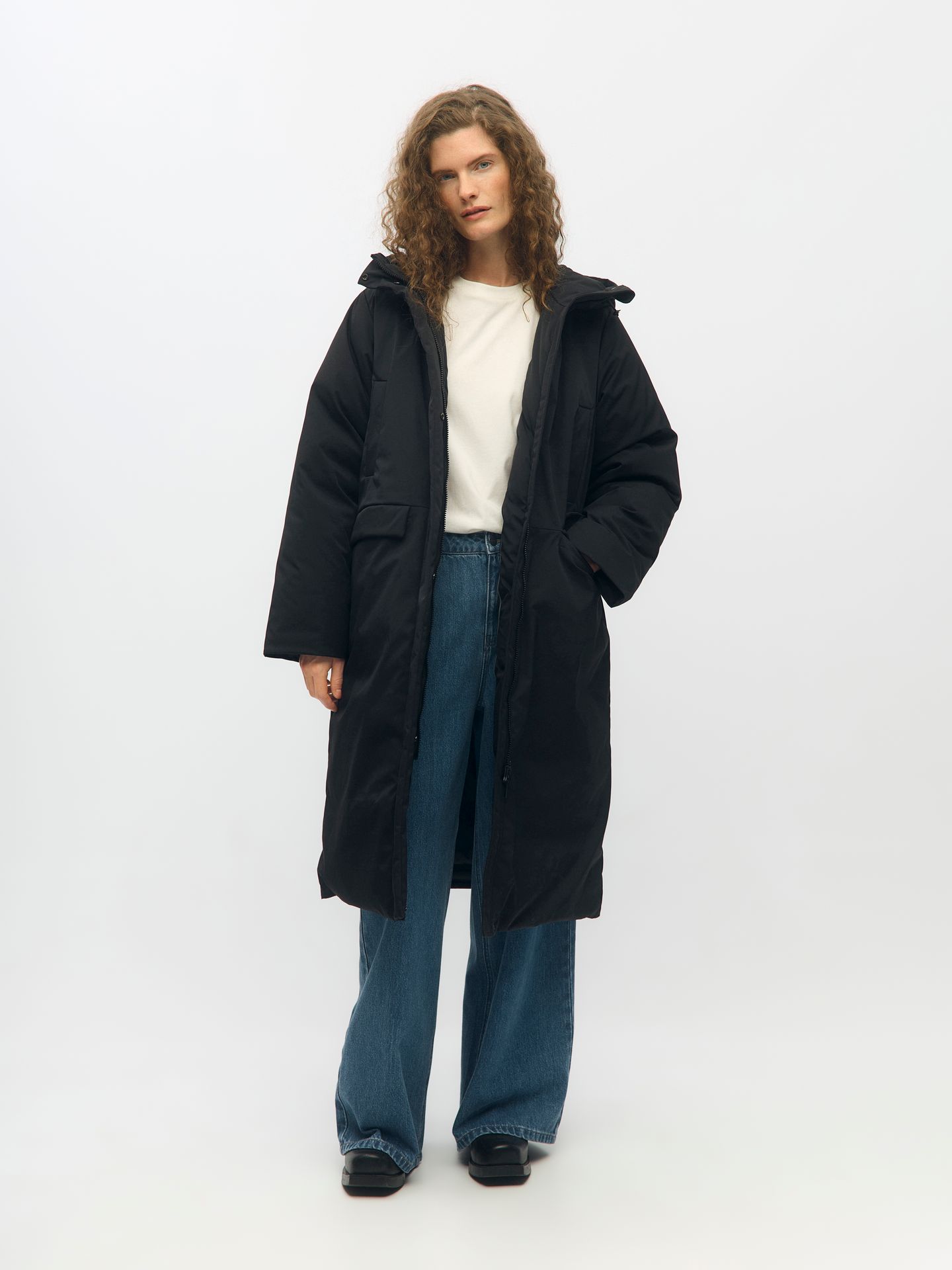 Object OBJKELYN L/S RE LONG JACKET NOOS Black 2900171048017