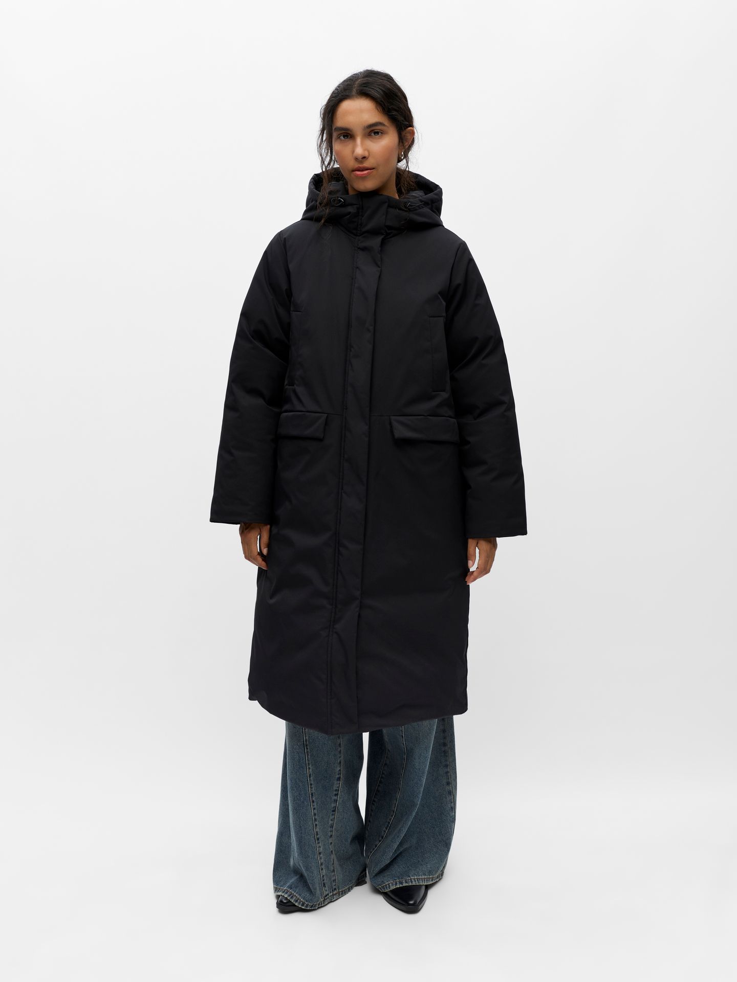 Object OBJKELYN L/S RE LONG JACKET NOOS Black 2900171048017