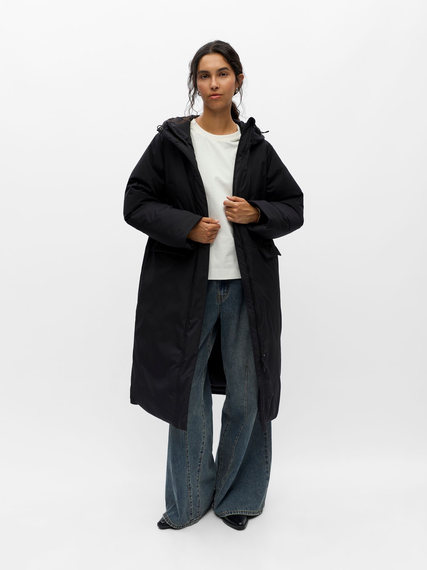 Object OBJKELYN L/S RE LONG JACKET NOOS Black 2900171048017