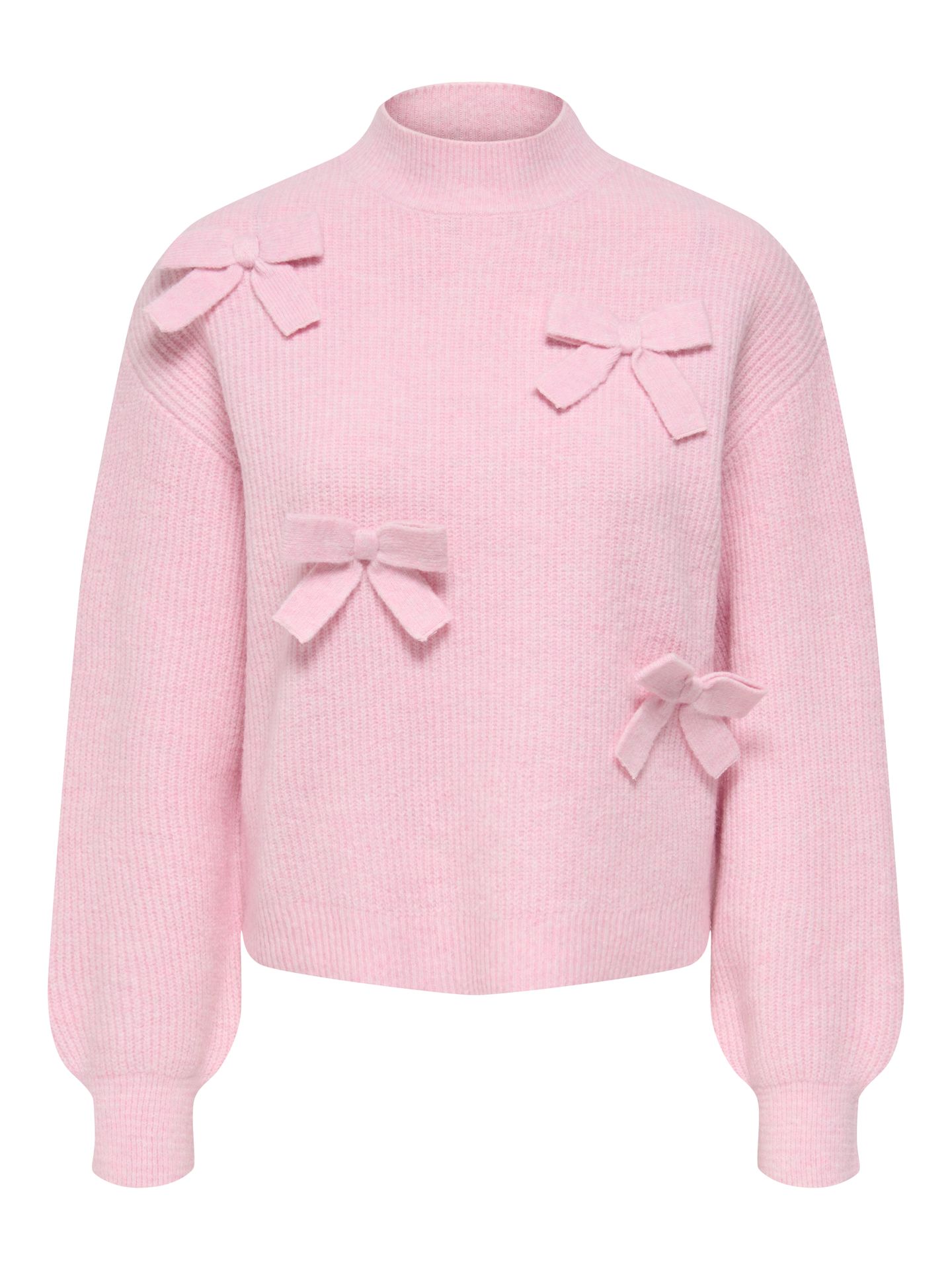 Only ONLLISA LS BOW PULLOVER KNT NOOS Pink Lady 00120861-EKA26011400003265