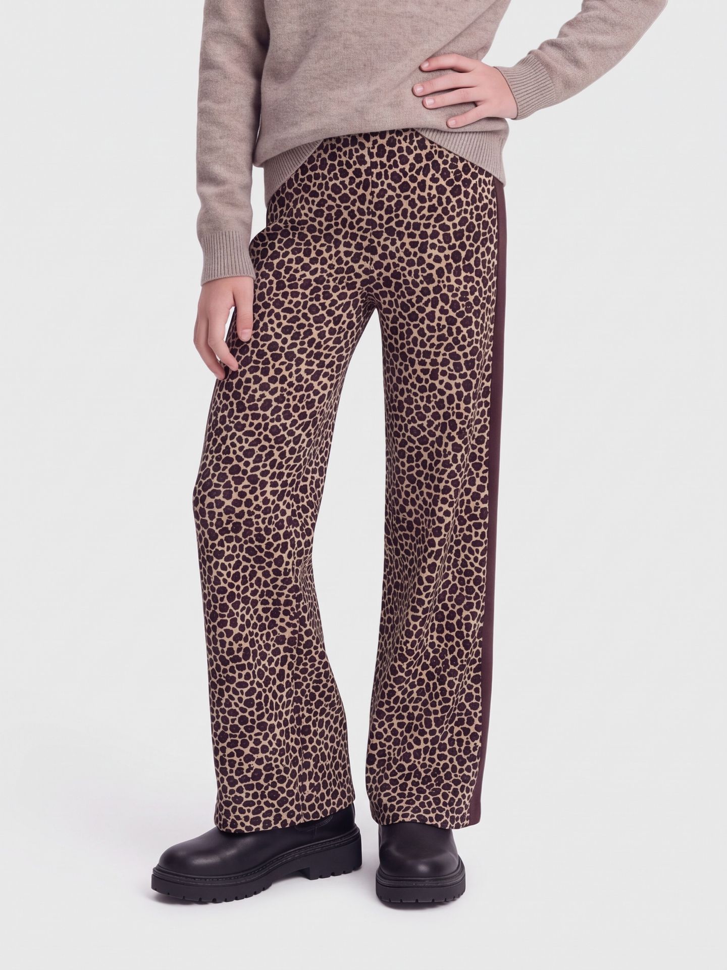 Only KOGVIDA POP WIDE PANT PNT Black/LEO AOP 00120862-EKA26011400000044