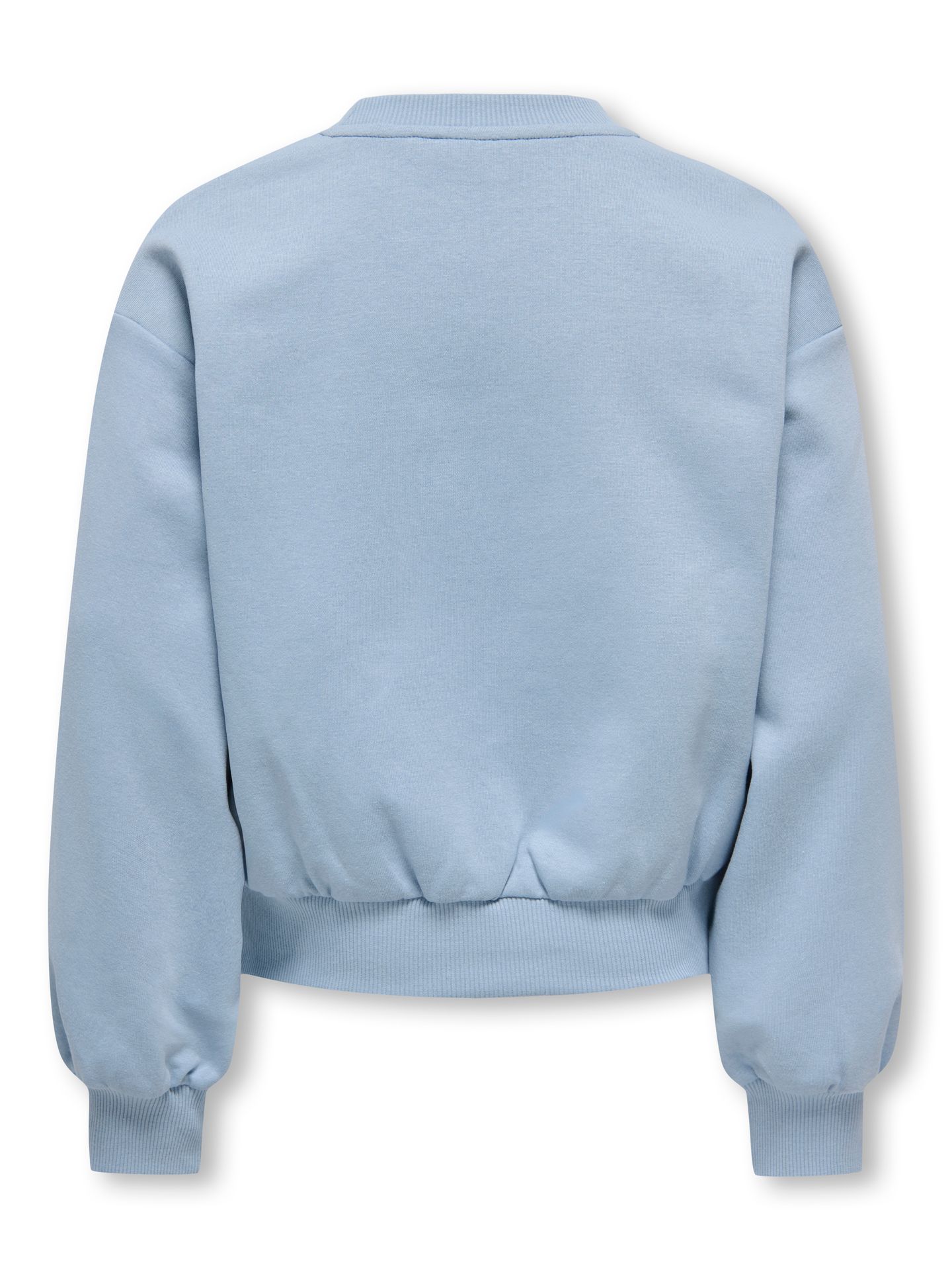 Only KOGFLORINE LS O-NECK PRINTED SWT Dusty Blue/WHITE + FRENCH OAK + VIN 2900171062013
