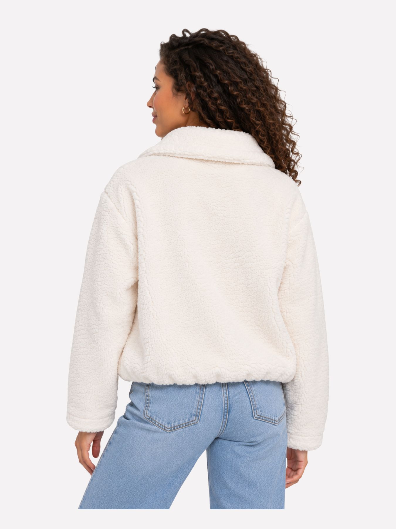 Only ONLSASKIA TEDDY JACKET CC OTW Cloud Dancer 2900171068015