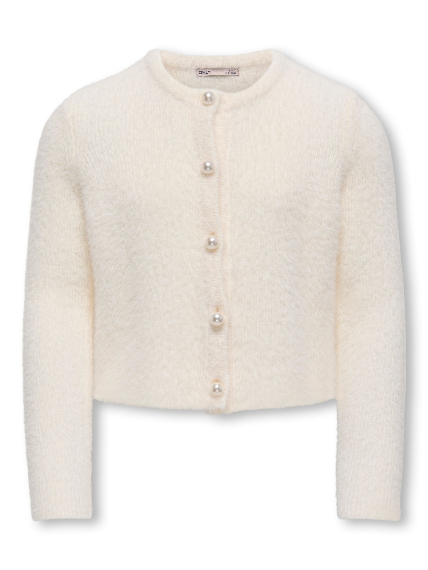 Only KOGPIUMO PETRA PEARL O-NECK CAR KNT Cloud Dancer 00120867-EKA26011400000019