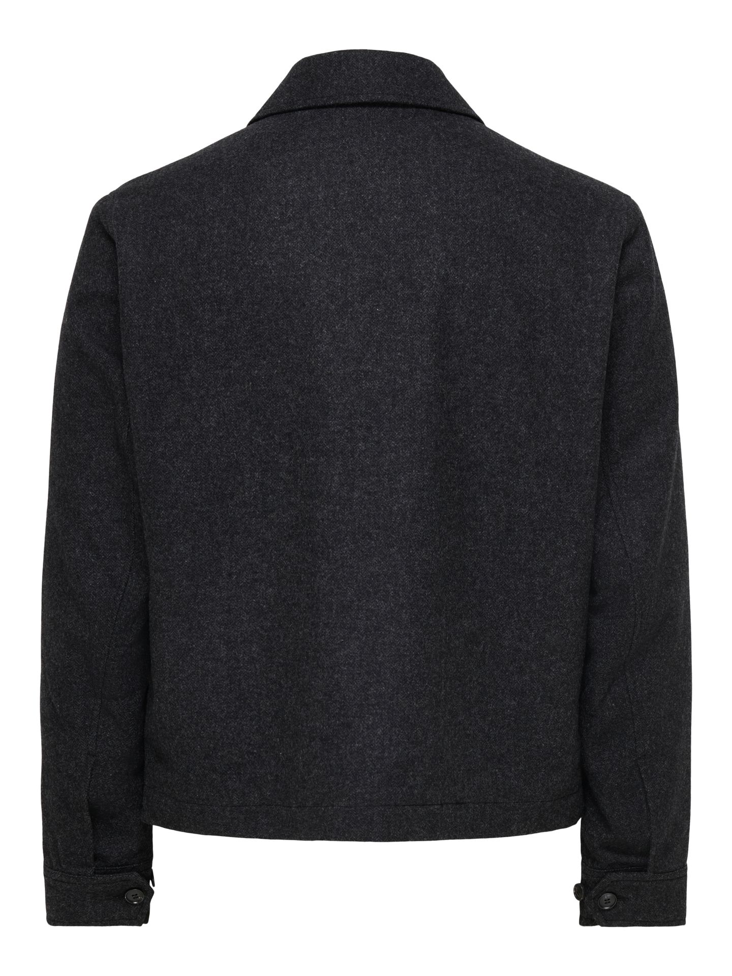 Only & Sons ONSOWEN WOOL JACKET OTW FRML Black Melange/Black Herringbone 2900171073026