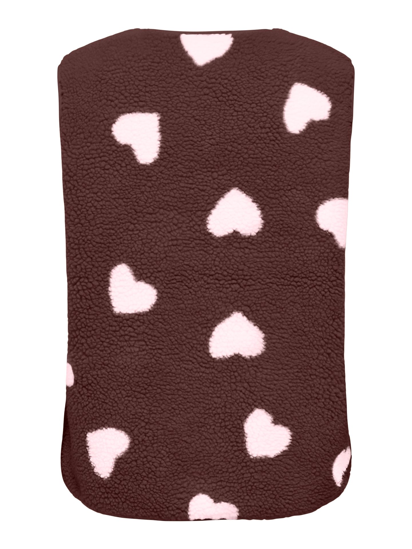Only ONLBABY TEDDY VEST PNT Deep Mahogany/PALE LILAC HEARTS 2900171077055