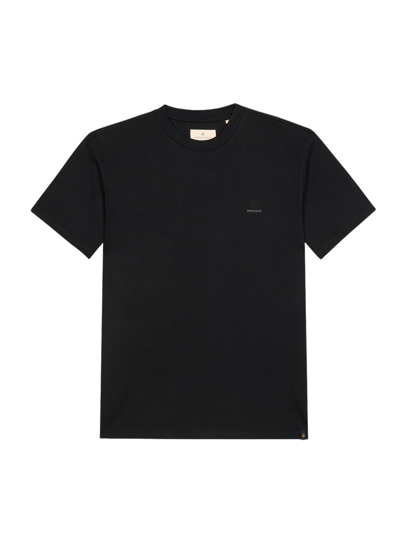 Indigold Men T-Shirt SS 9999 black 2900171092072
